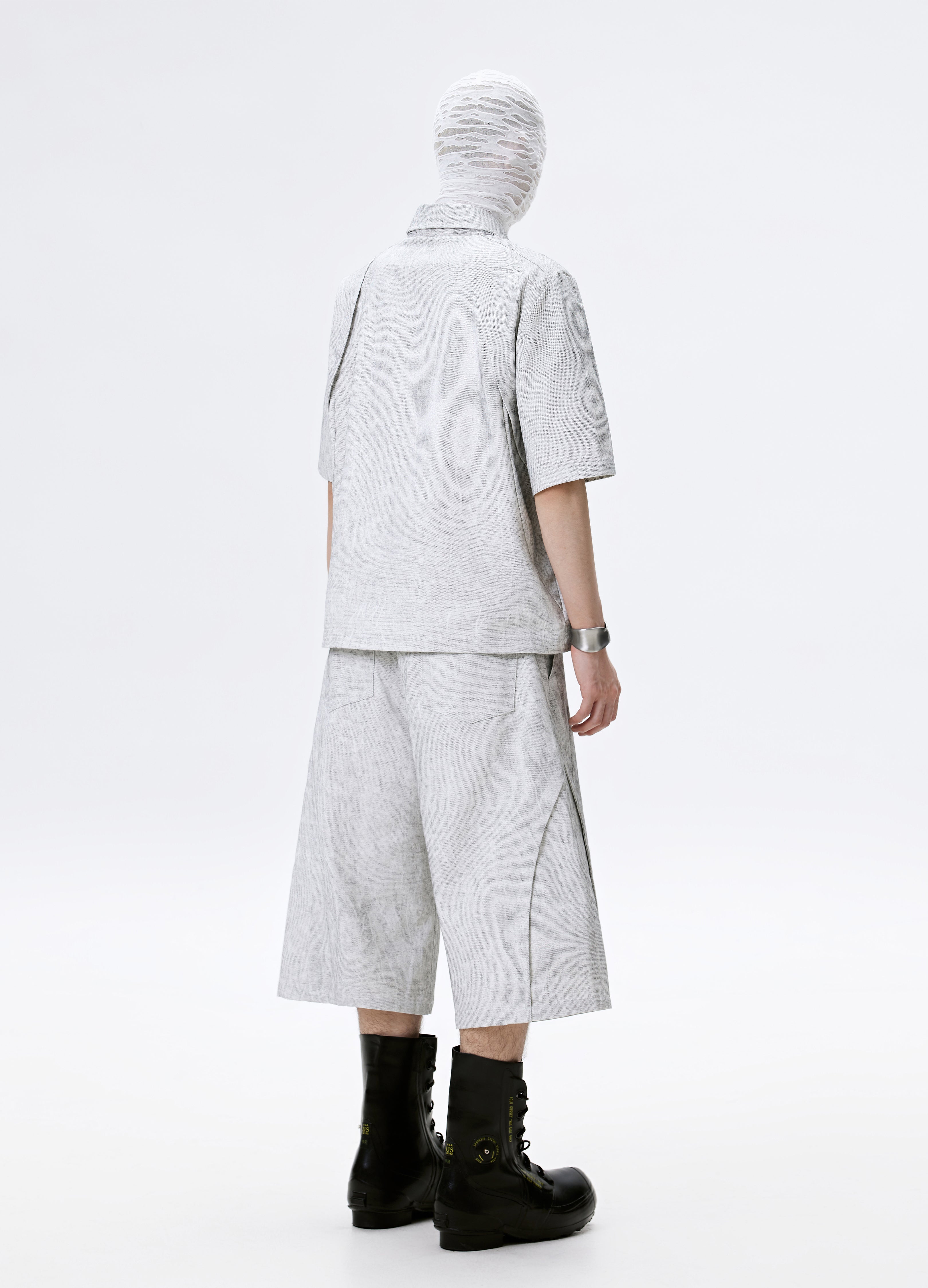 25SS GREYBARK WIDE LEG SHORTS