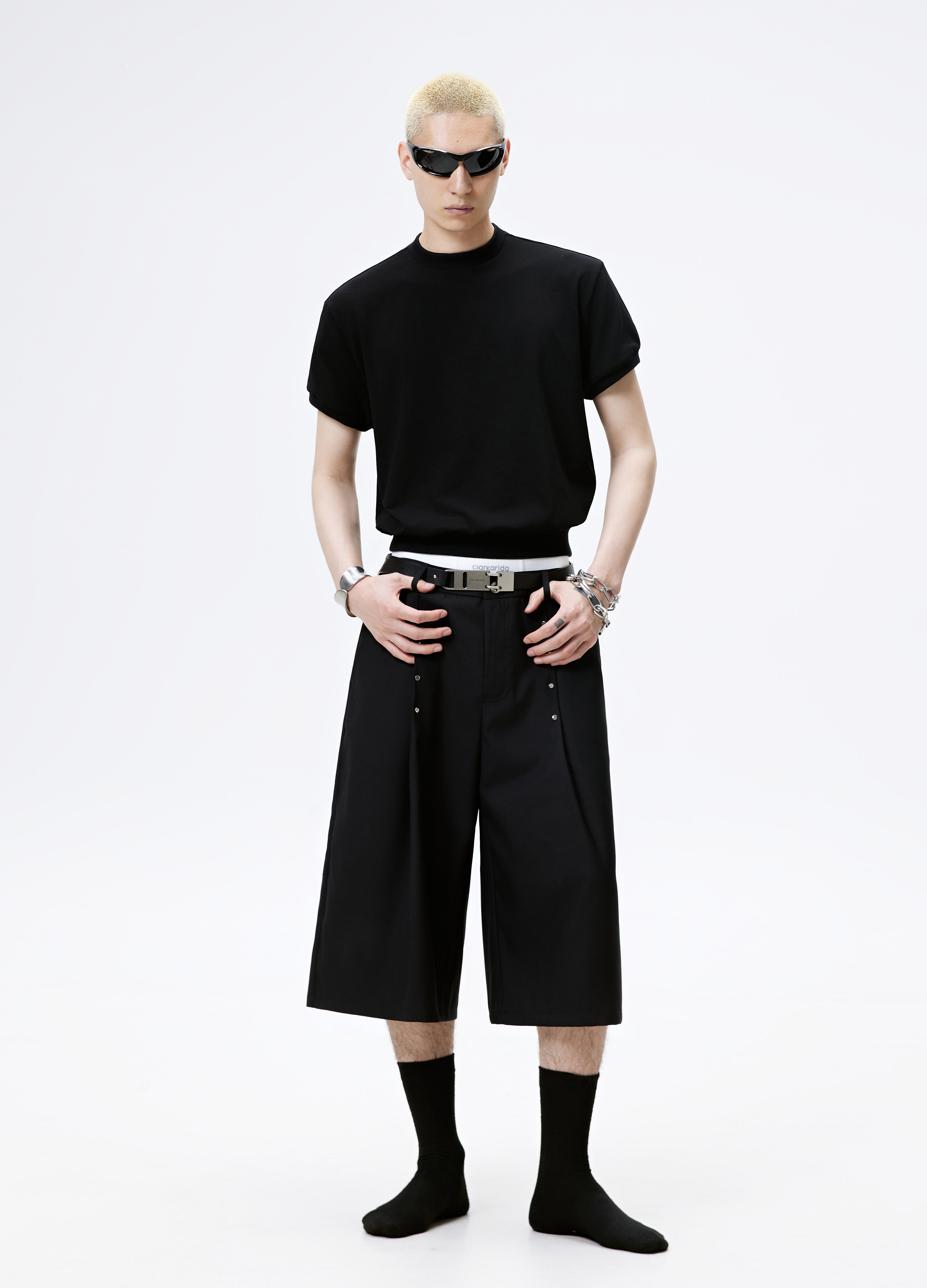 25SS FITTED RIBBED WAIST TEE