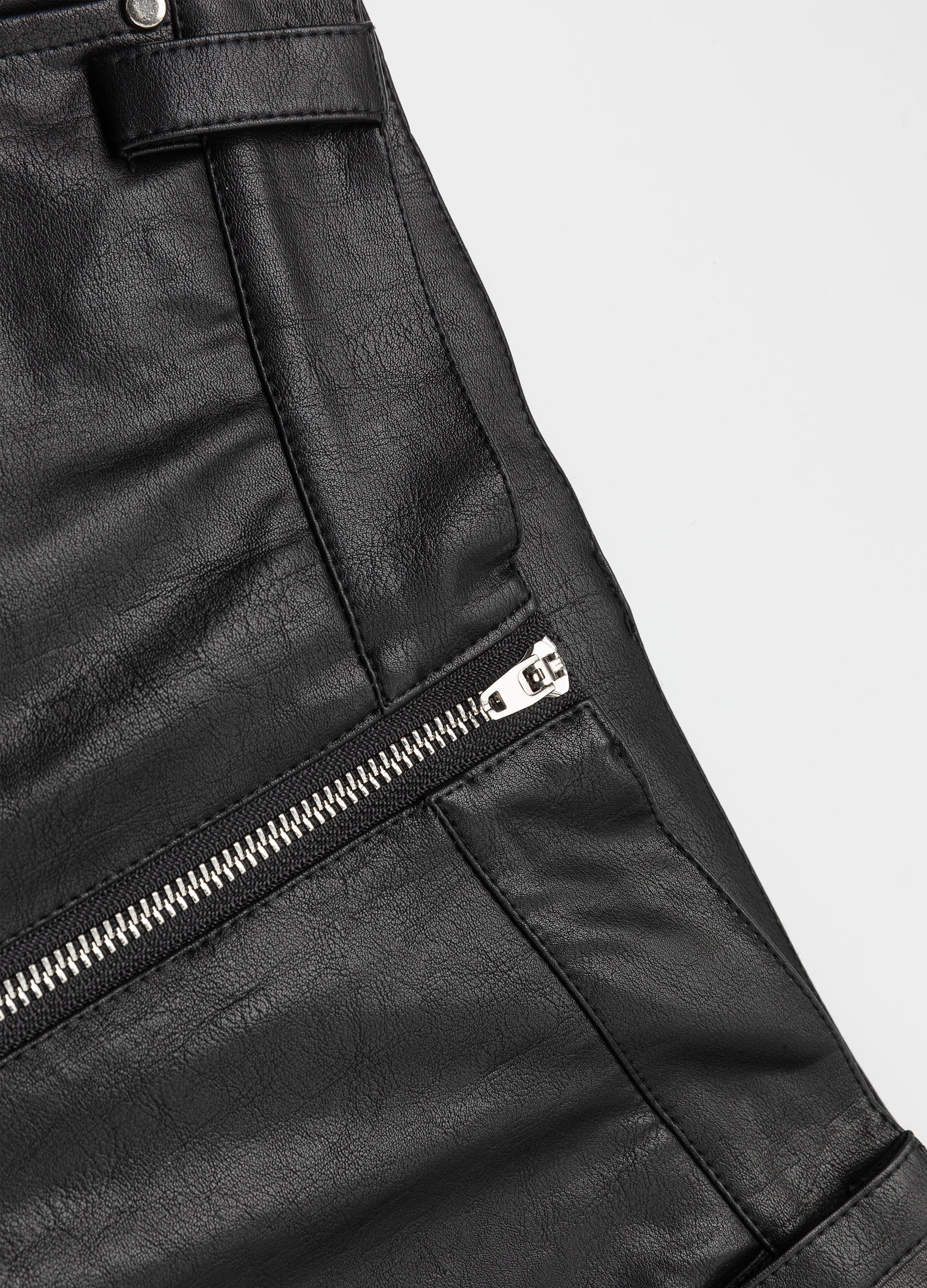 26SS SCIMITAR ZIP SKINNY PANTS
