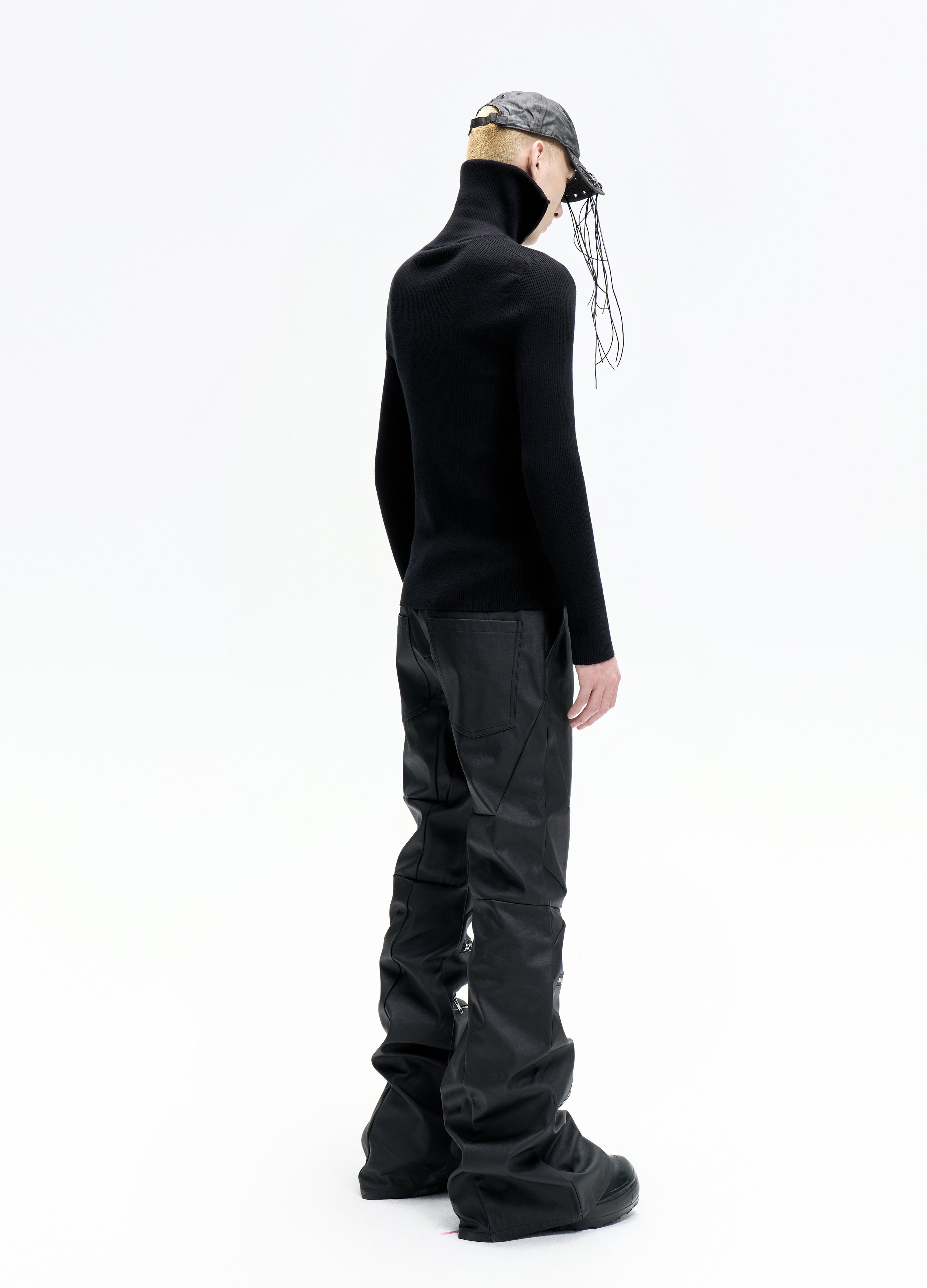 25FW DUAL-ZIP HIGH NECK KNIT