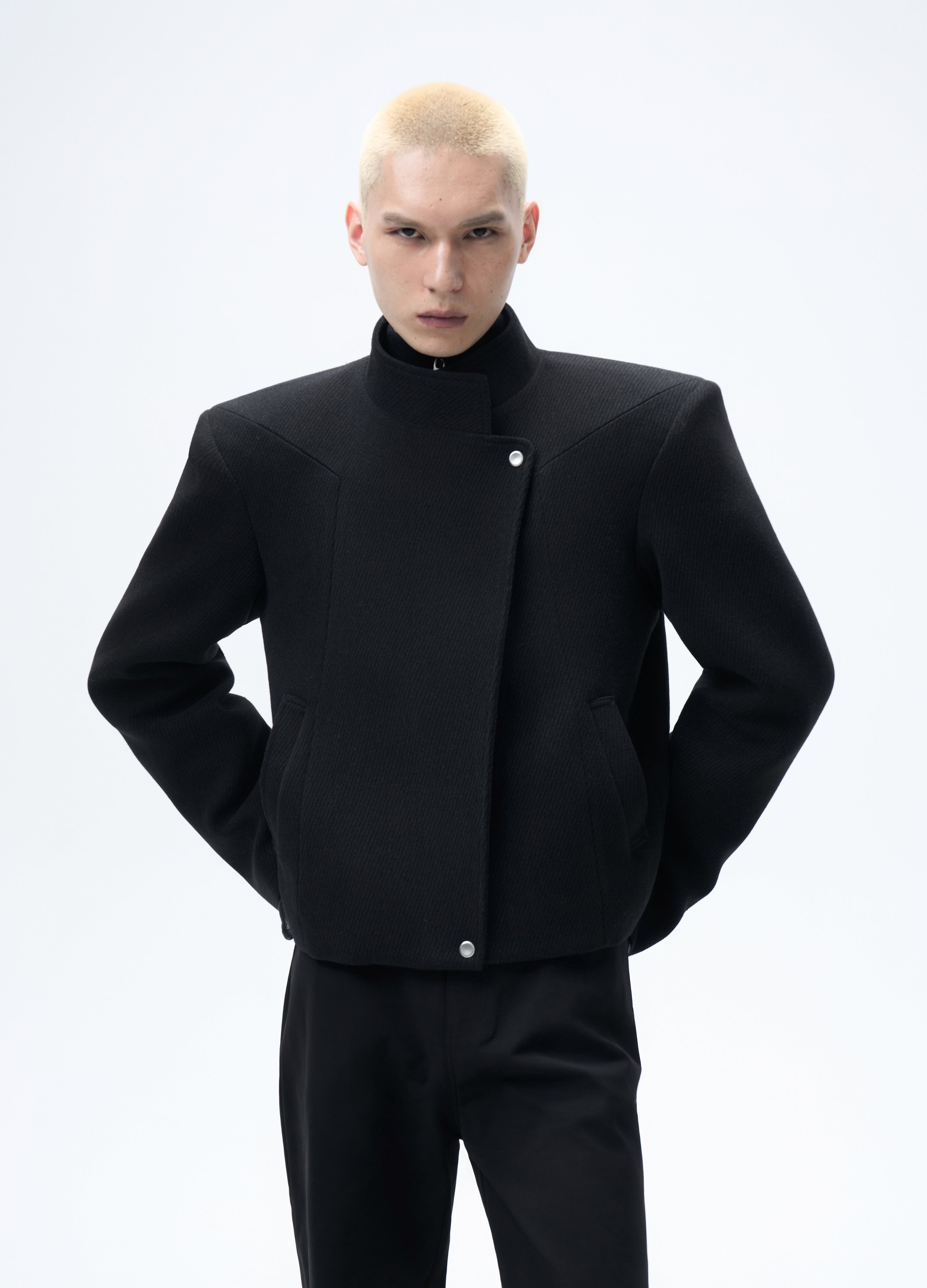 25FW PADDED WOOL SHORT JACKET