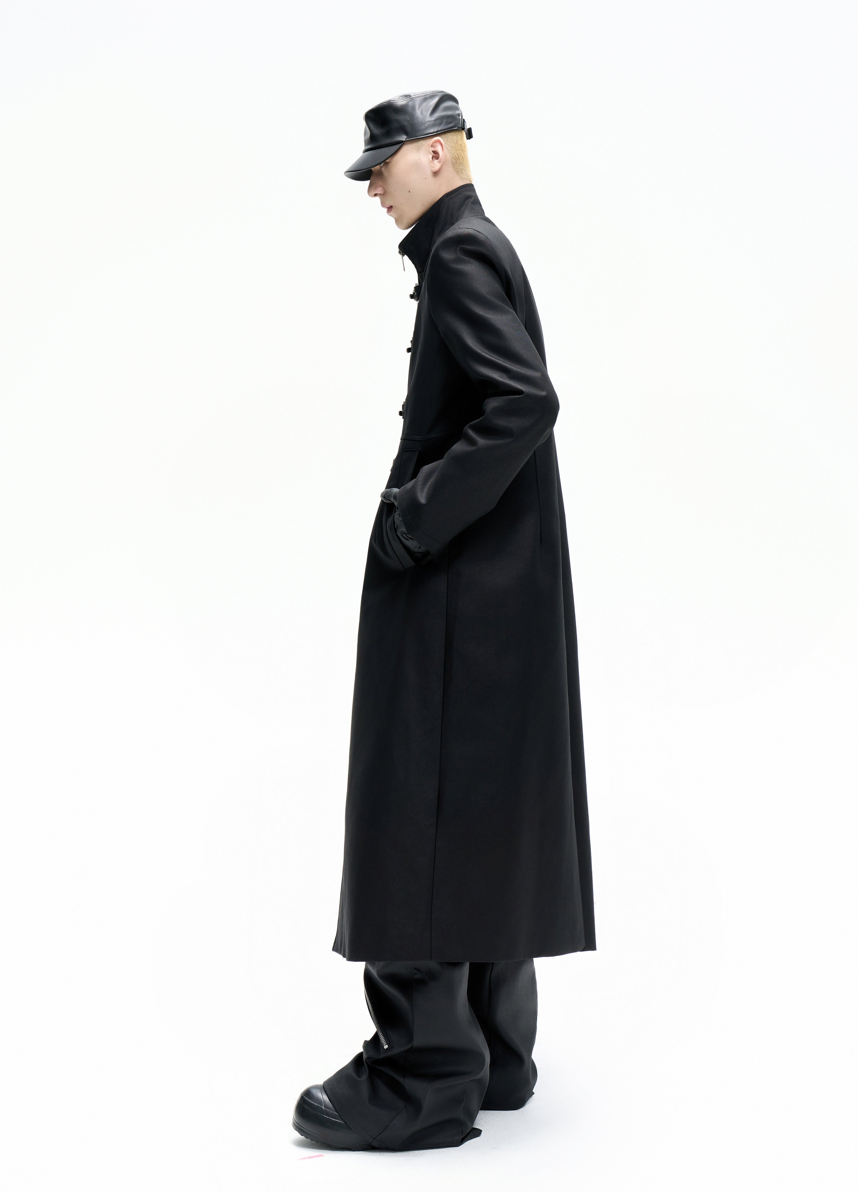 25FW FUR-LINED HIGH NECK COAT