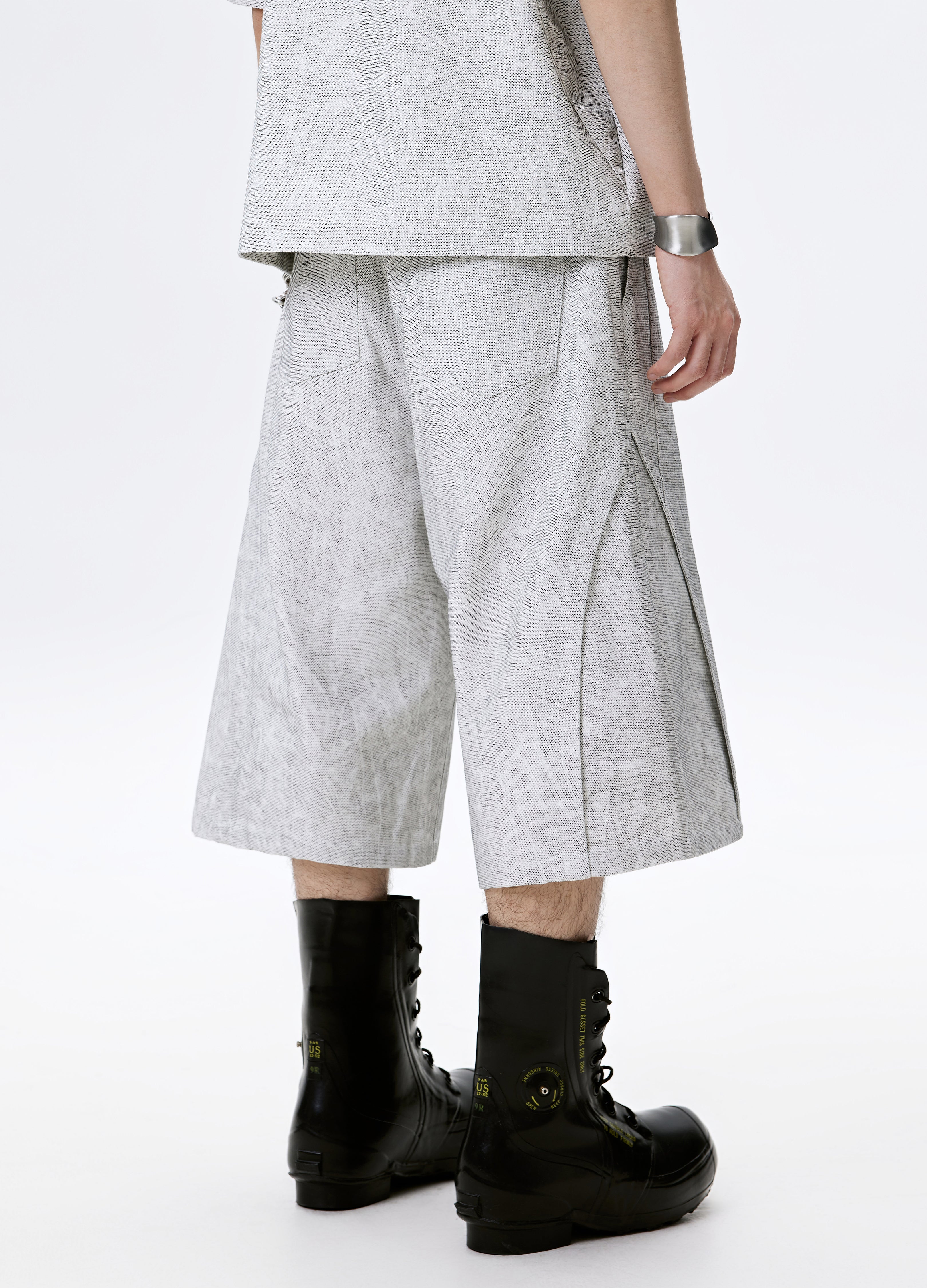 25SS GREYBARK WIDE LEG SHORTS