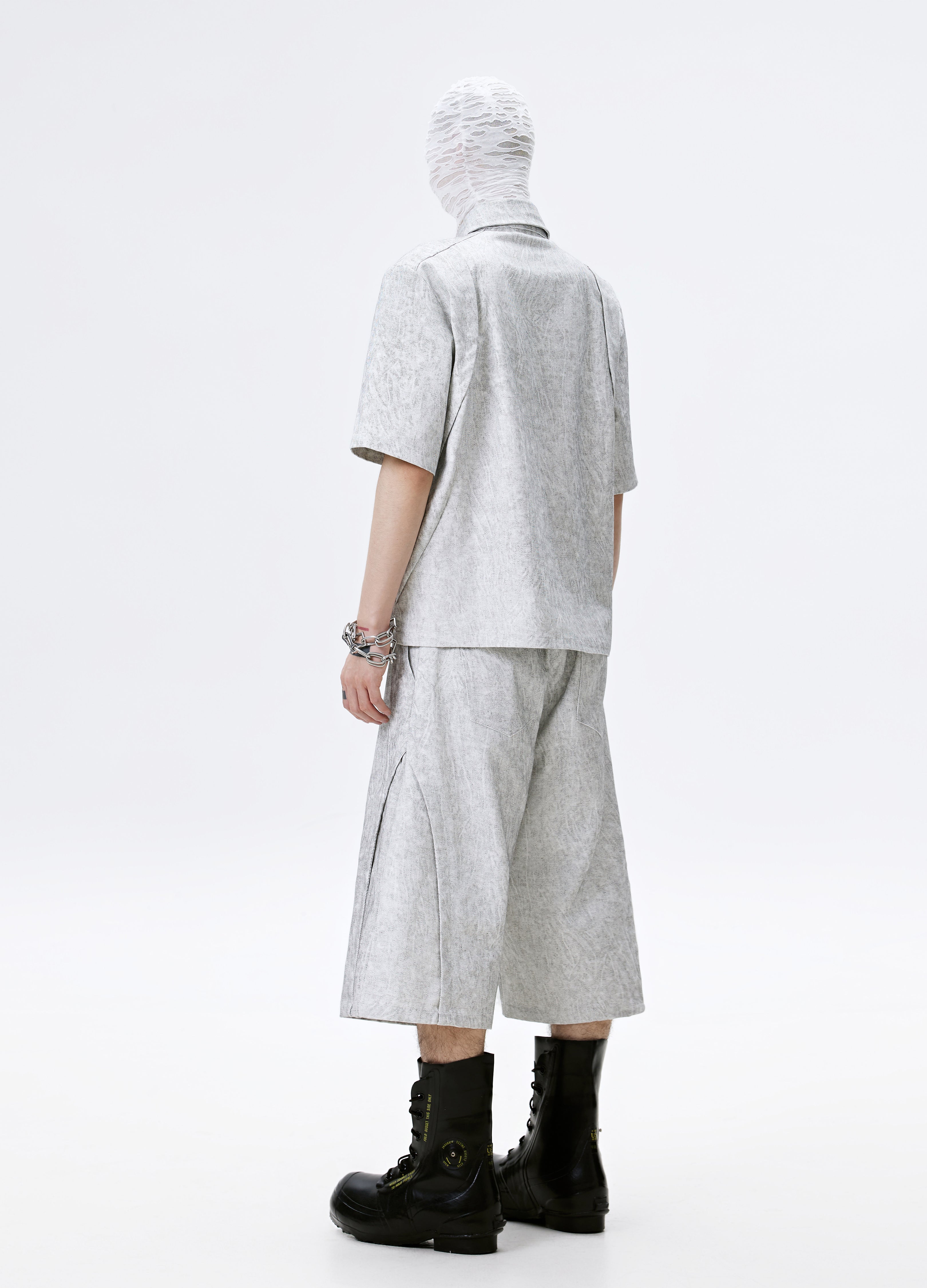 25SS GREYBARK WIDE LEG SHORTS