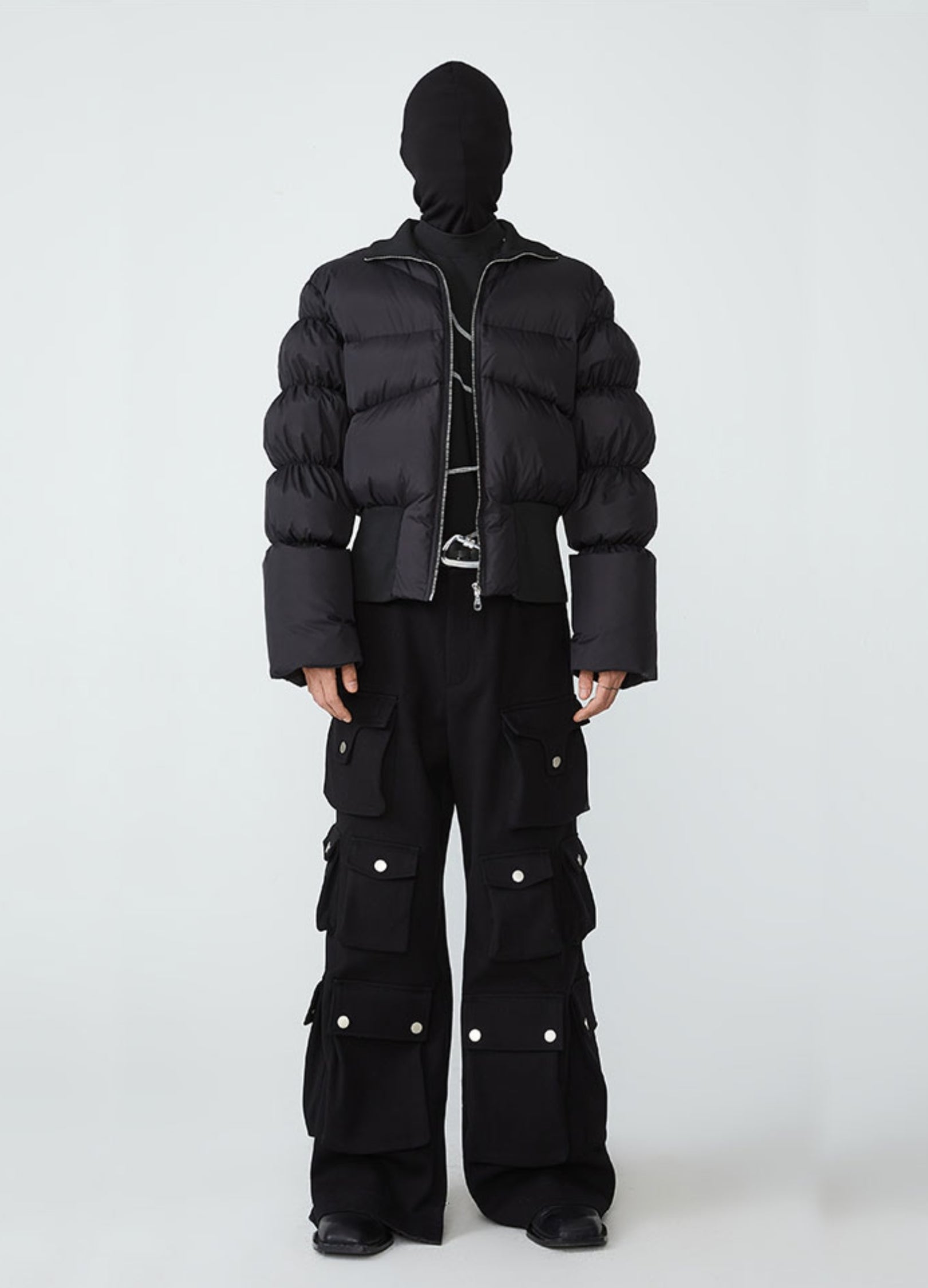 22FW Nocturnal Eclipse Crop Puffer