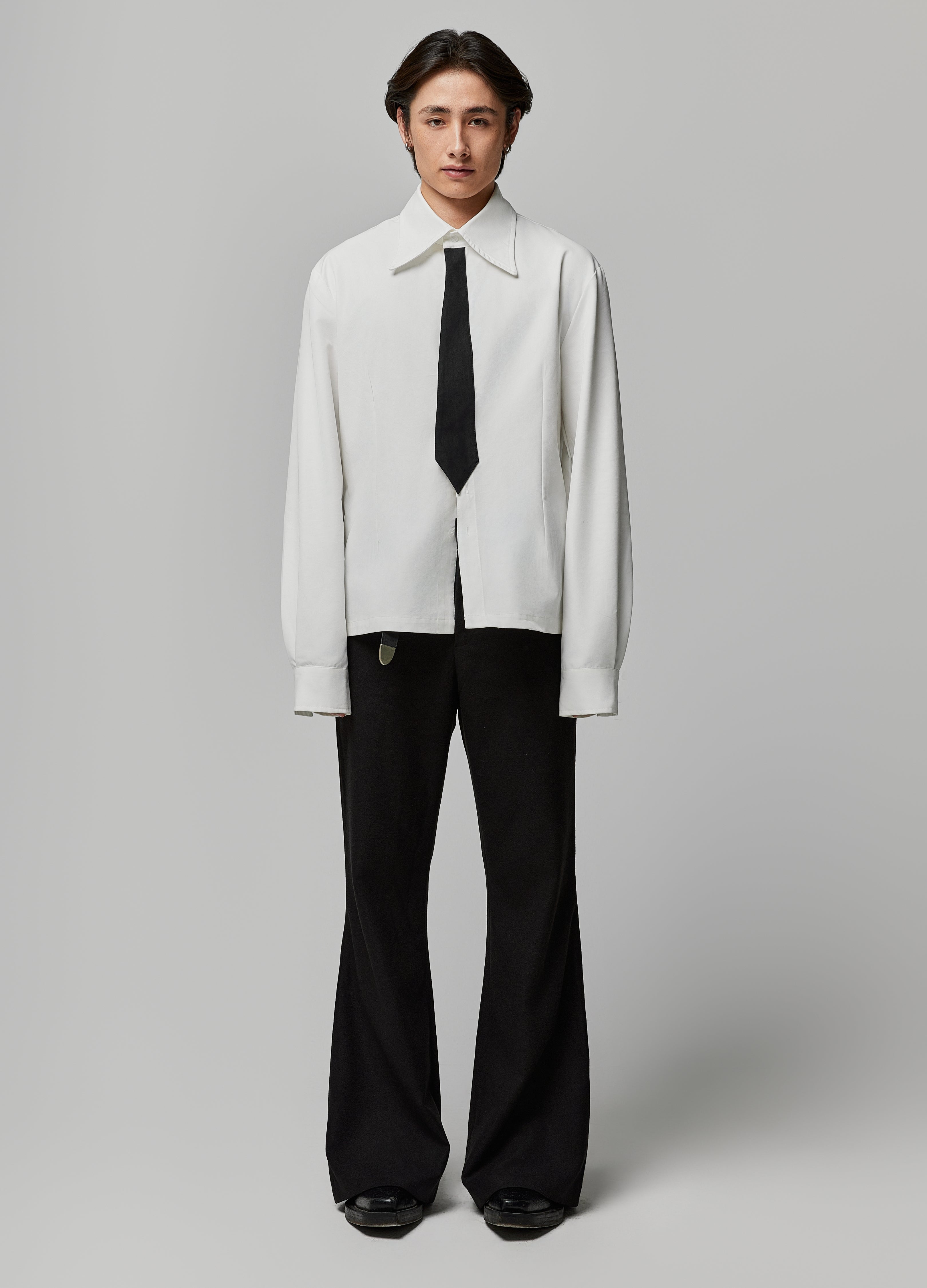 24SS OS Wide-Tie Shirt