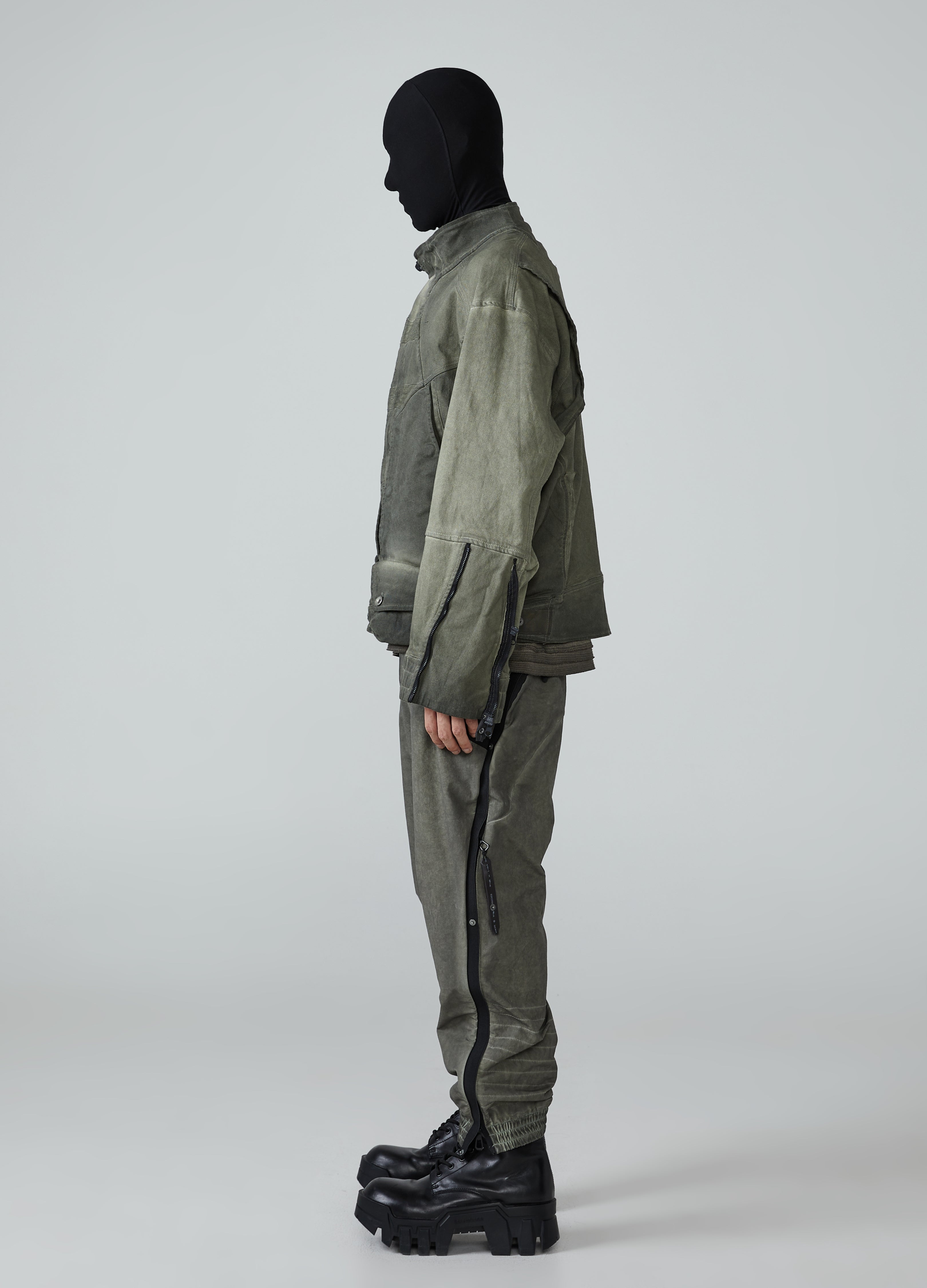 Wasteland Washed Distressed Denim Work Jacket