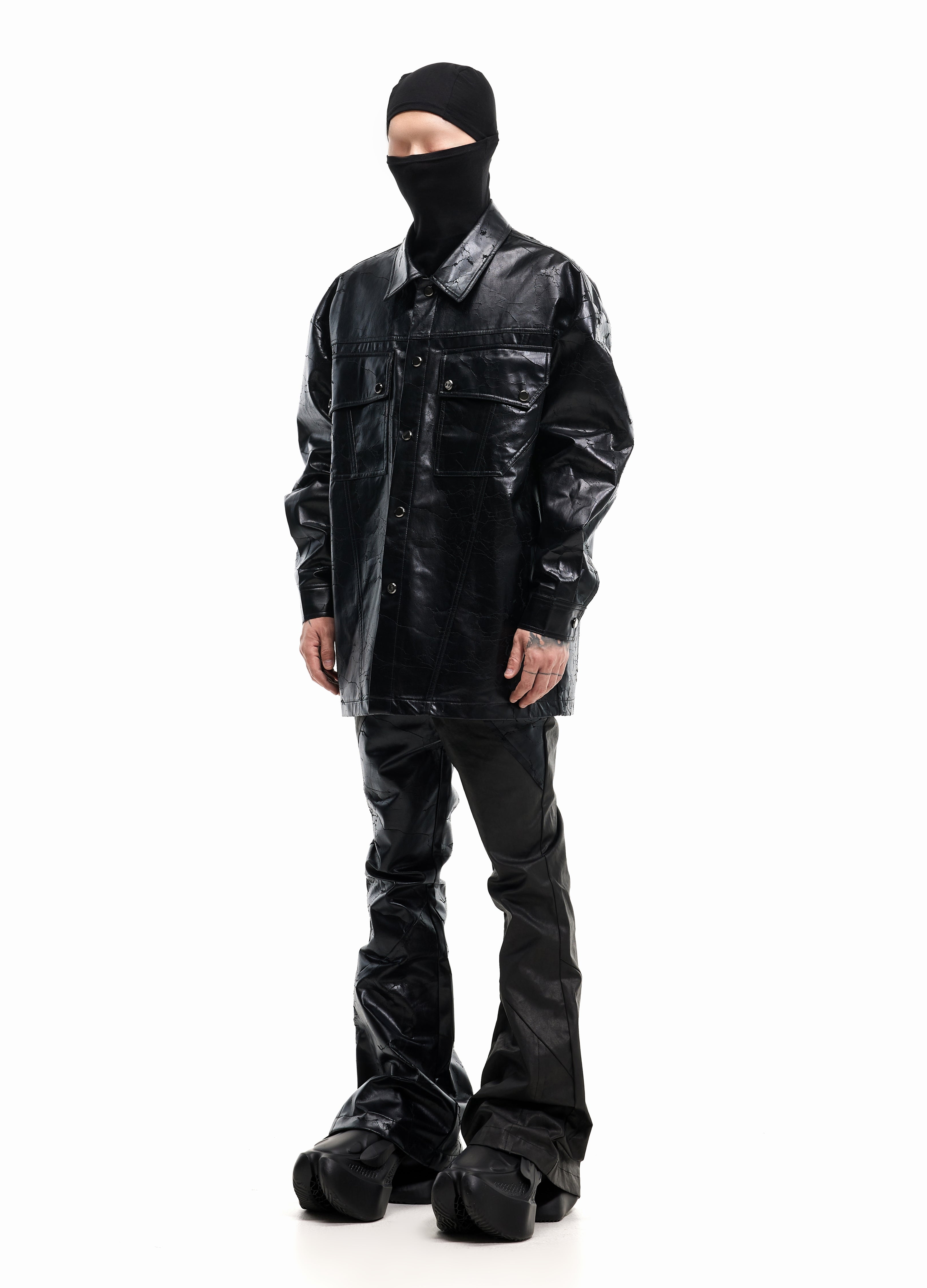 SHATTERED VOID LEATHER SHIRT