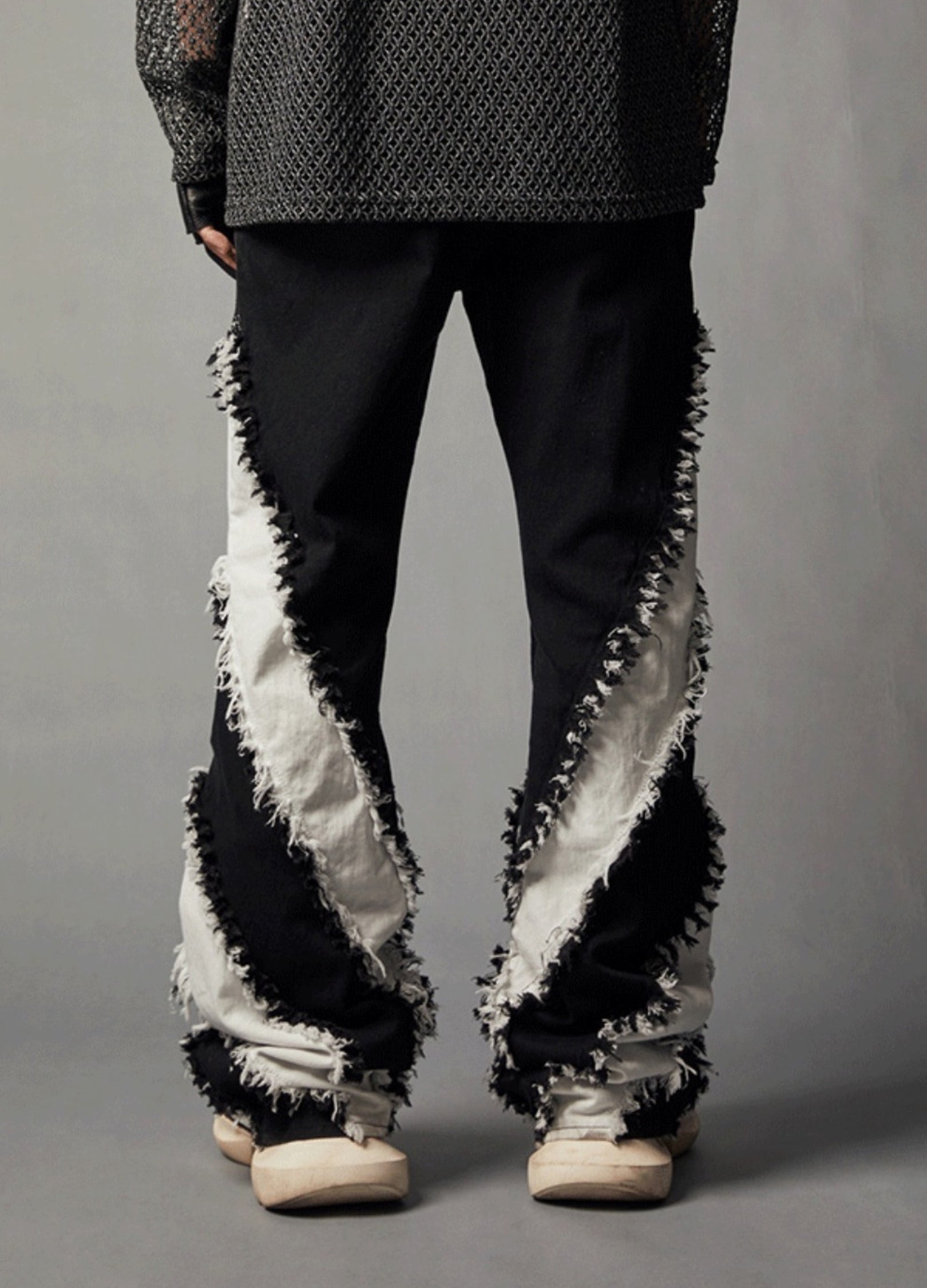 22SS Monochrome Punk Pants