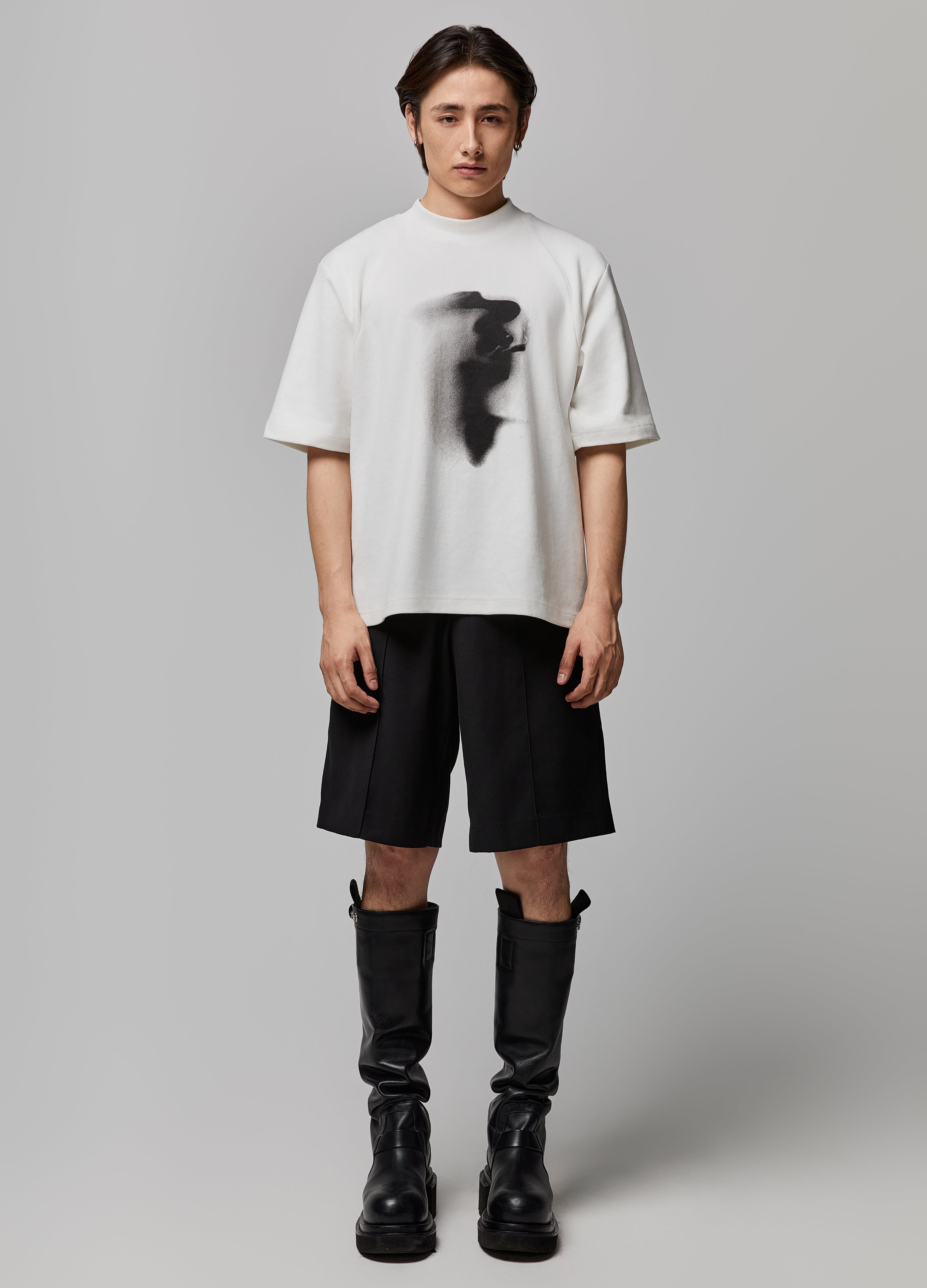 24SS "SMOKE" Heavyweight Vintage Tee