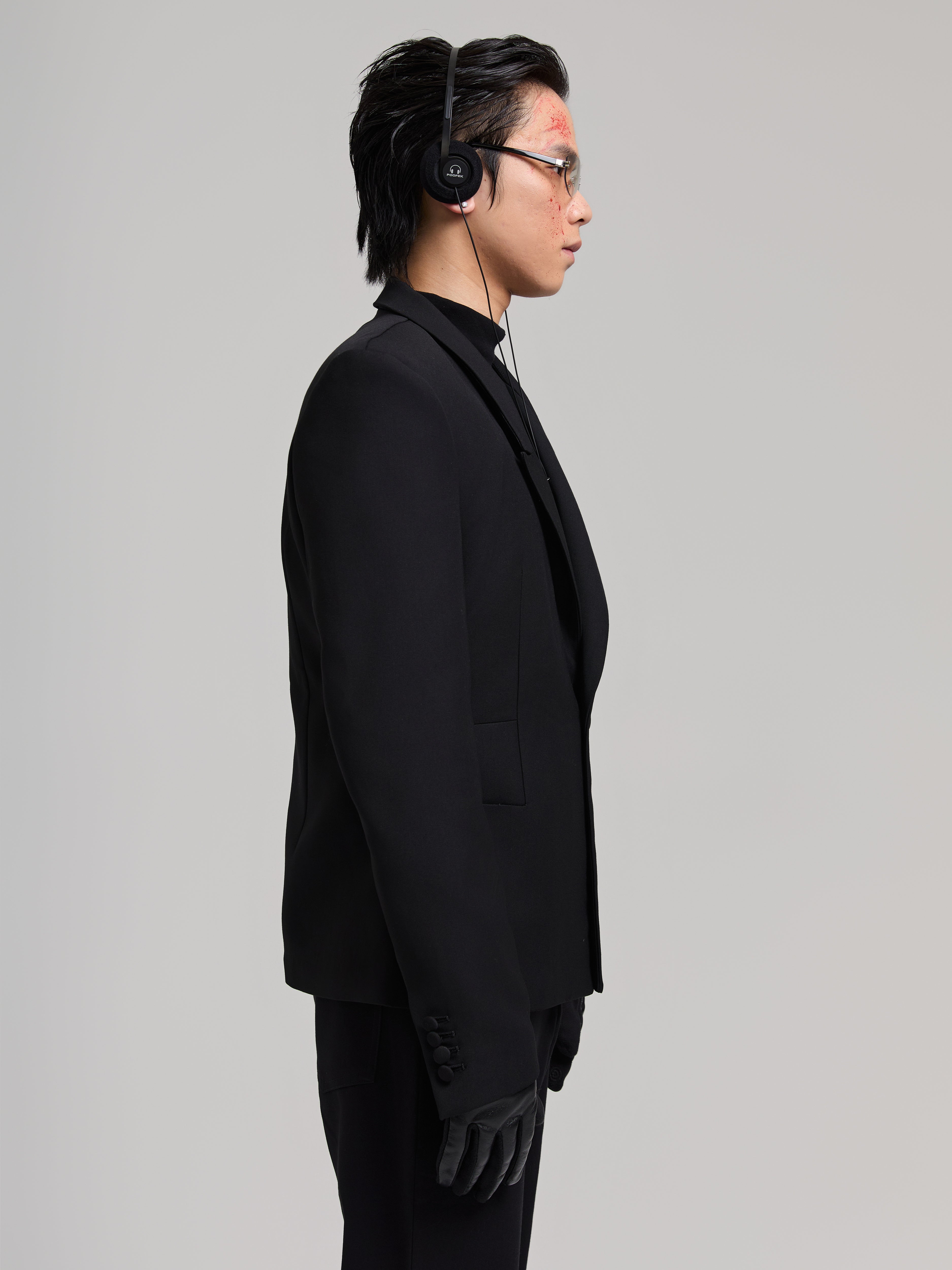 24AW Hourglass Wool Suit Top