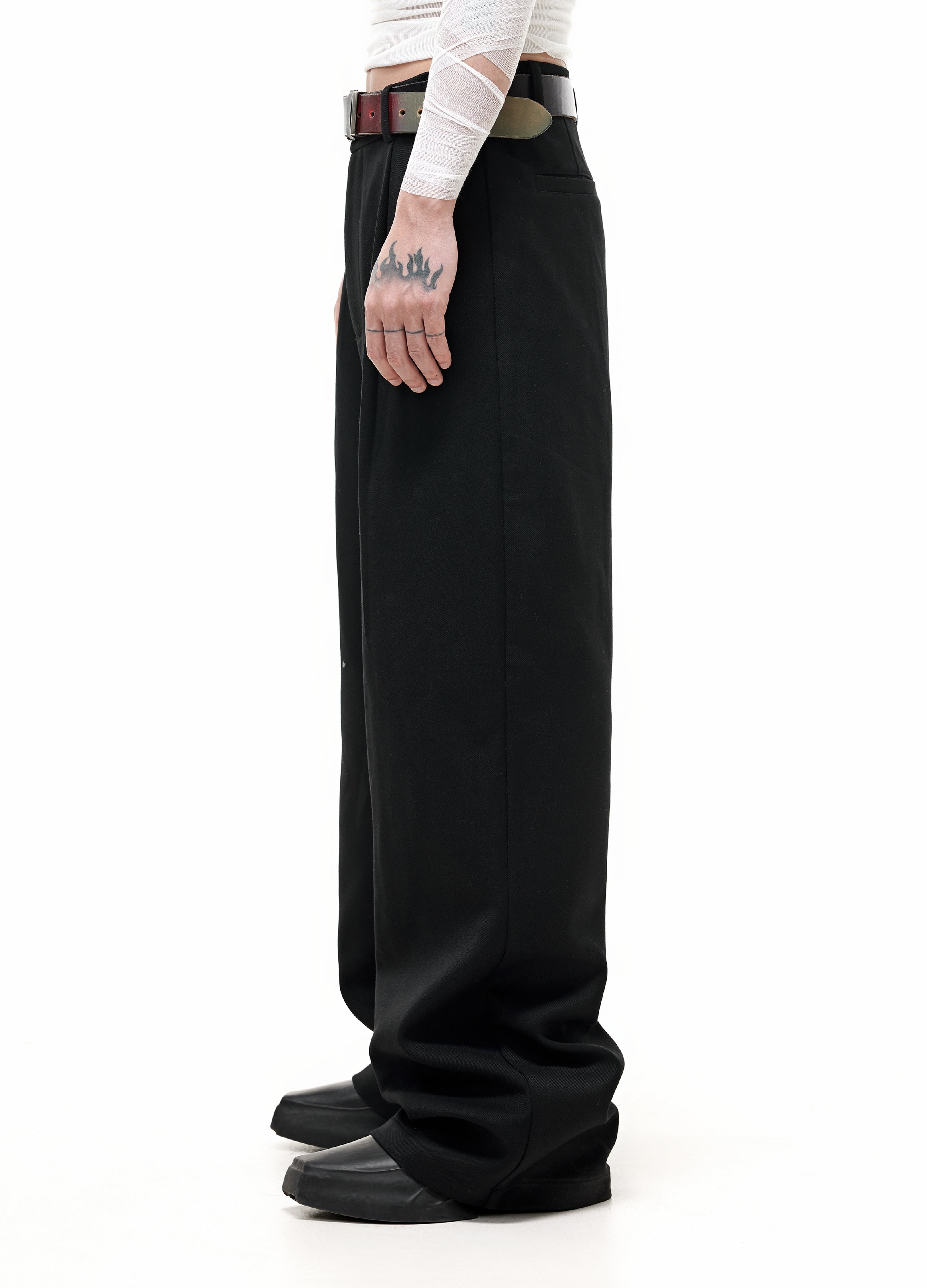 VANGUARD DRAPE WOOL PANTS