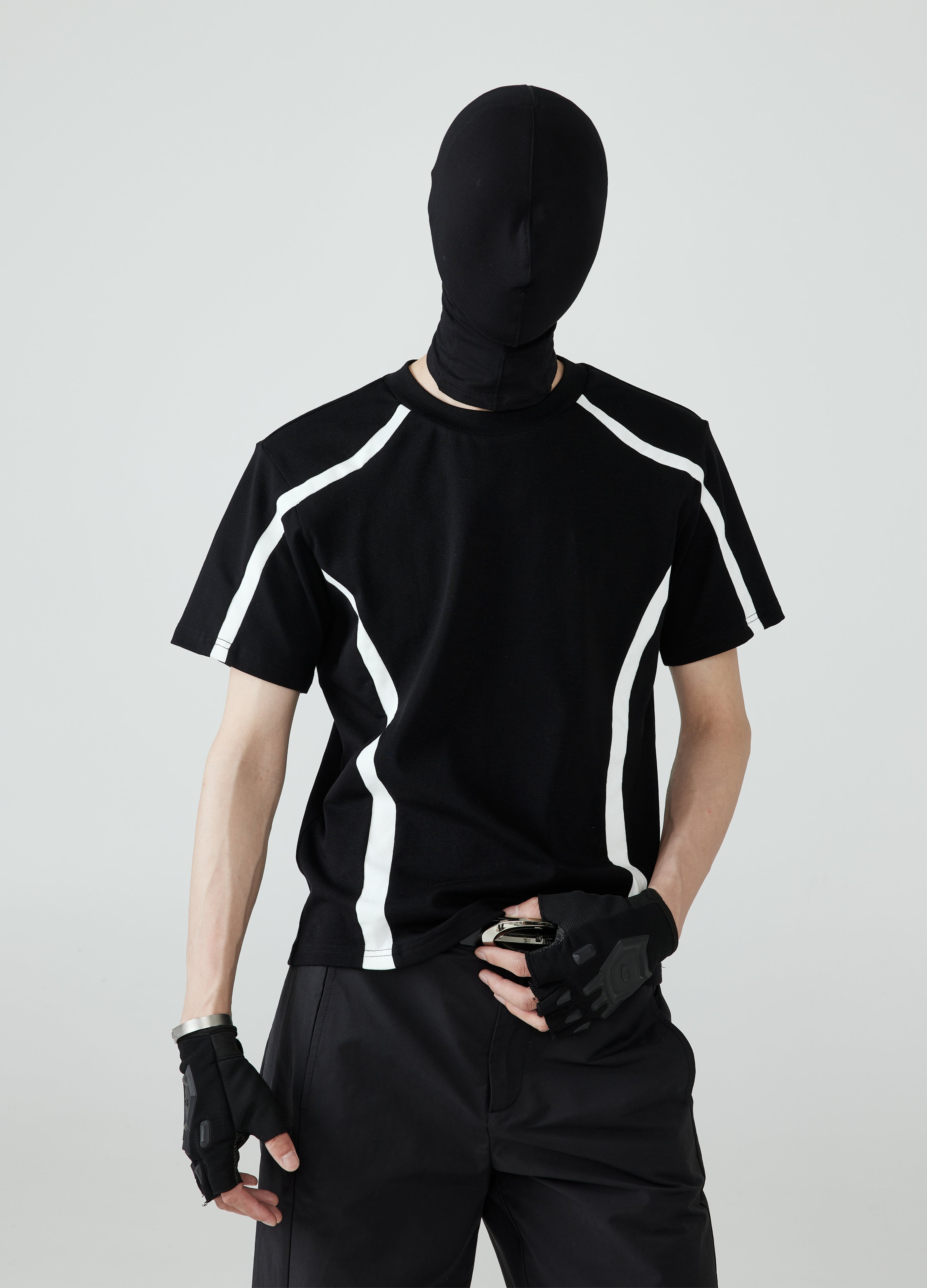 24SS Avant-Garde Color-Block Tee