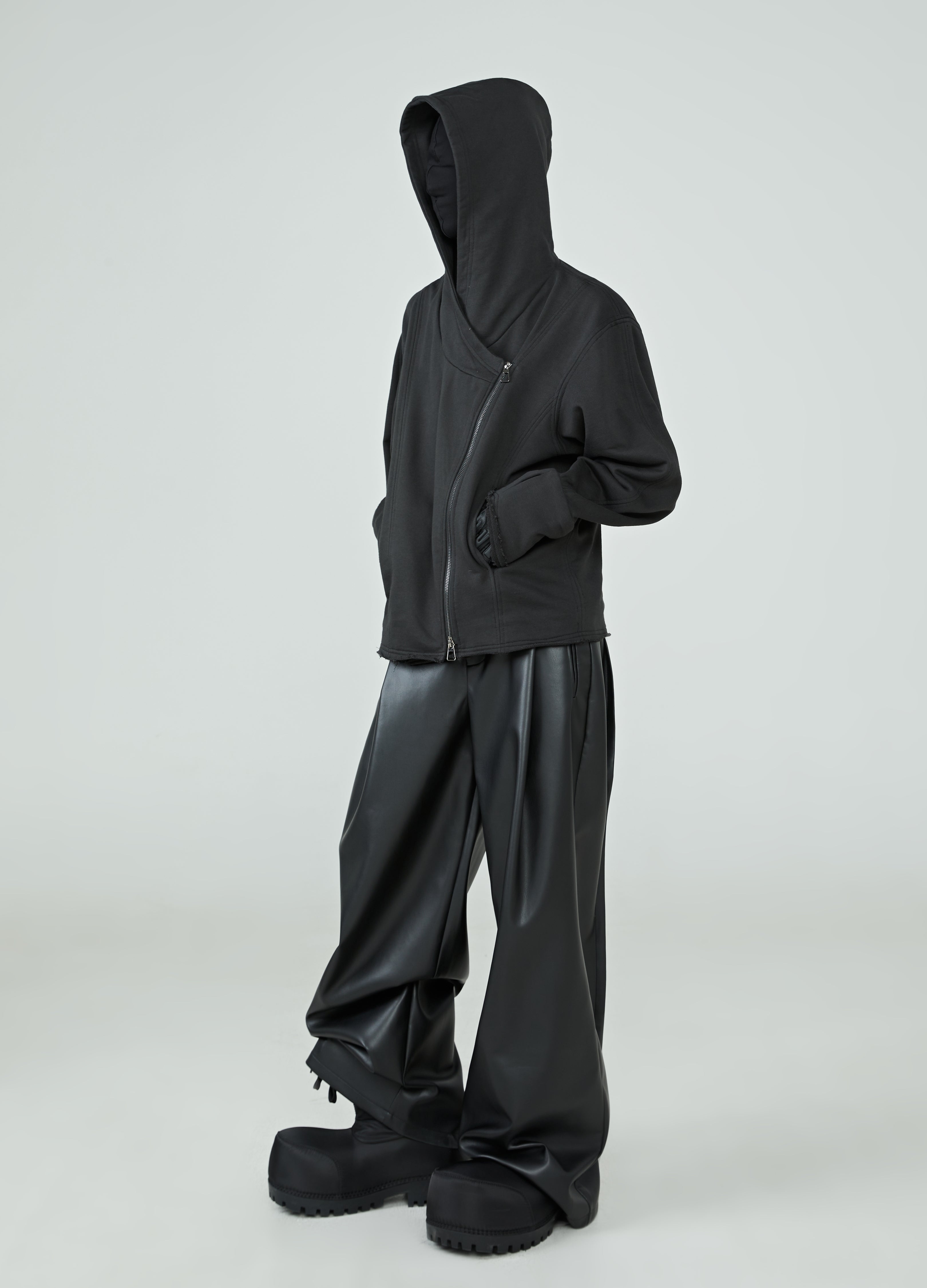 24SS Deconstructed Drift Zip Hoodie