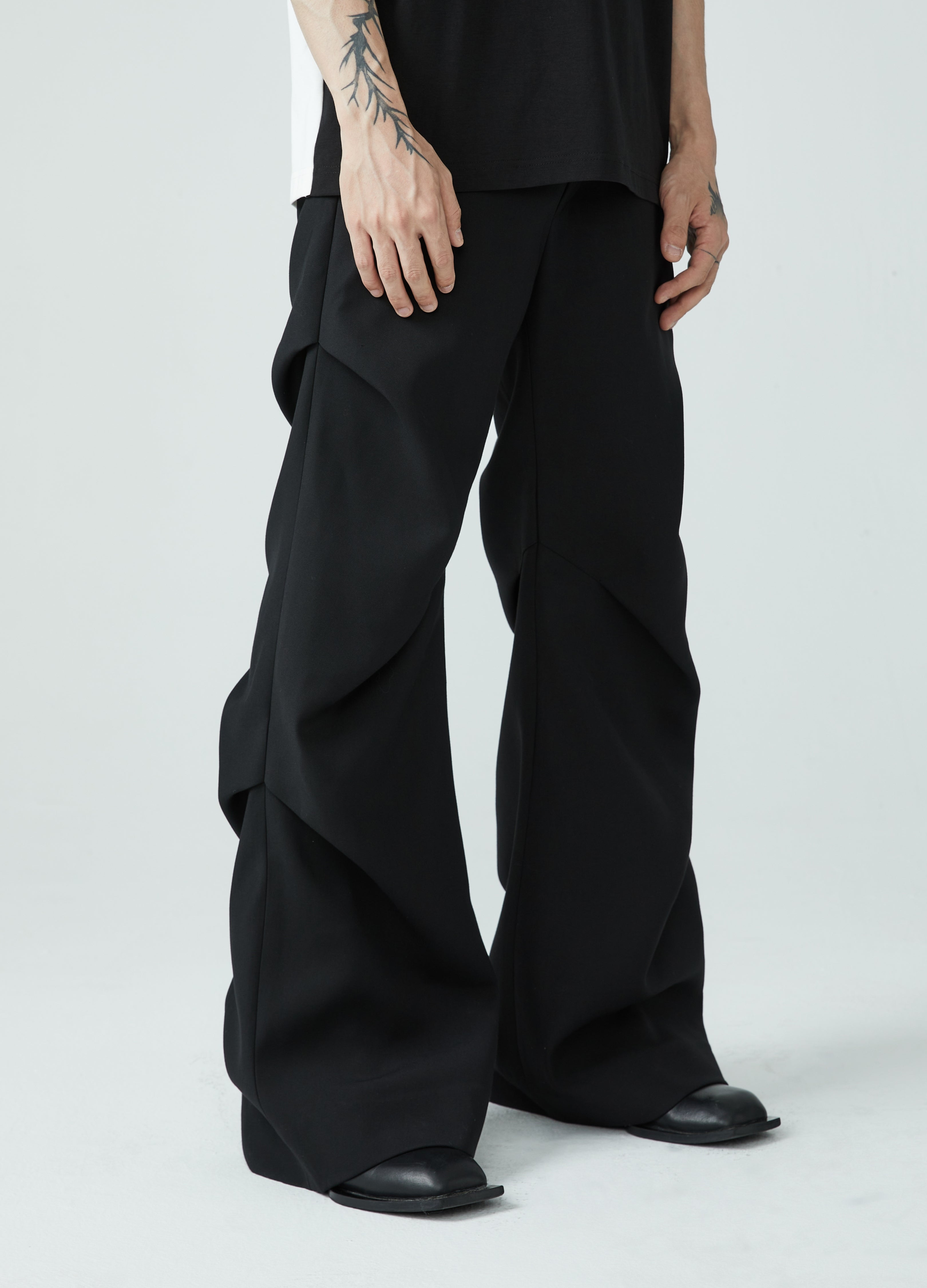 23SS Retrograde Wide Leg Bottoms
