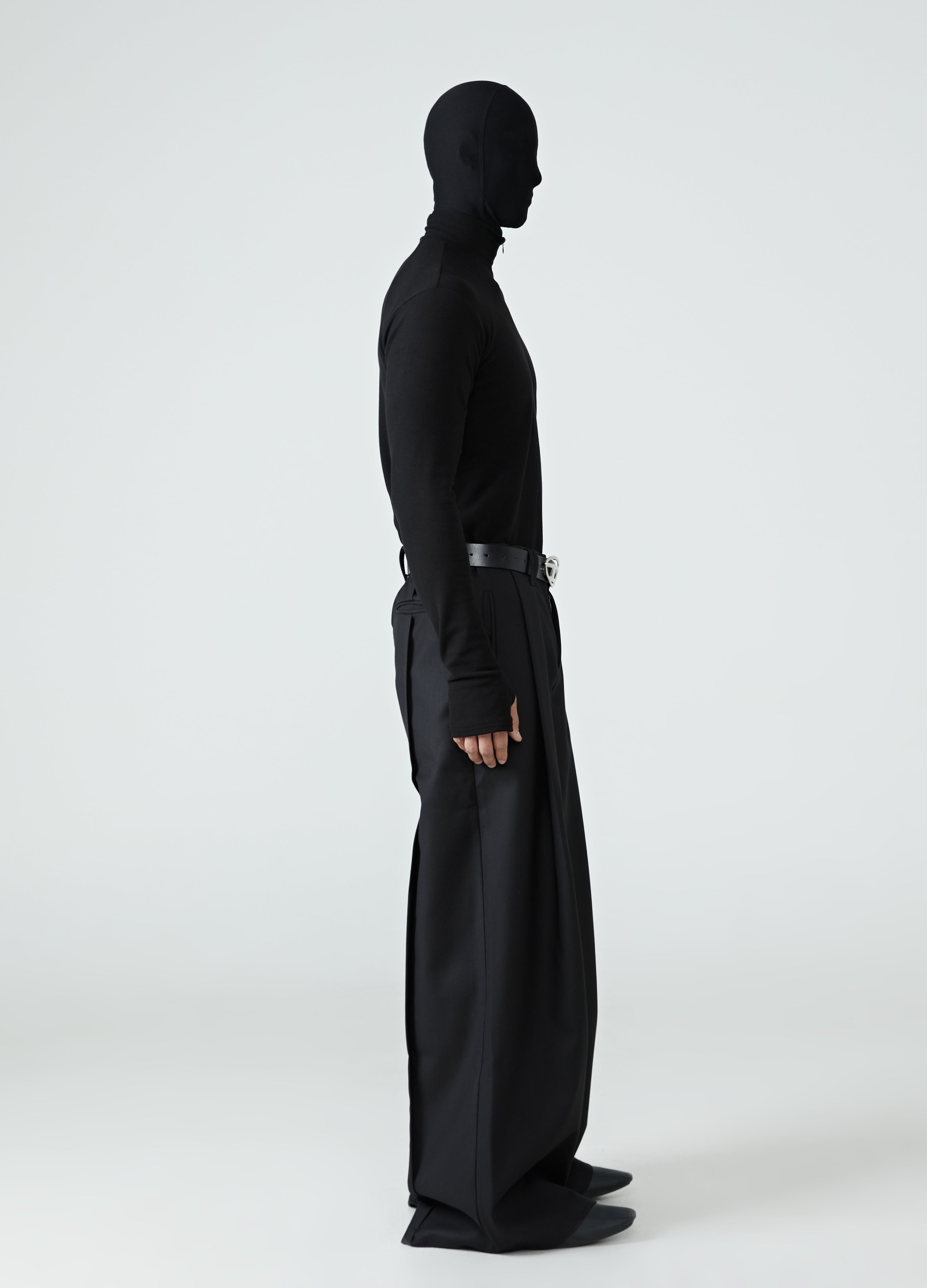 23FW German Velvet Slim 1/2 Turtleneck