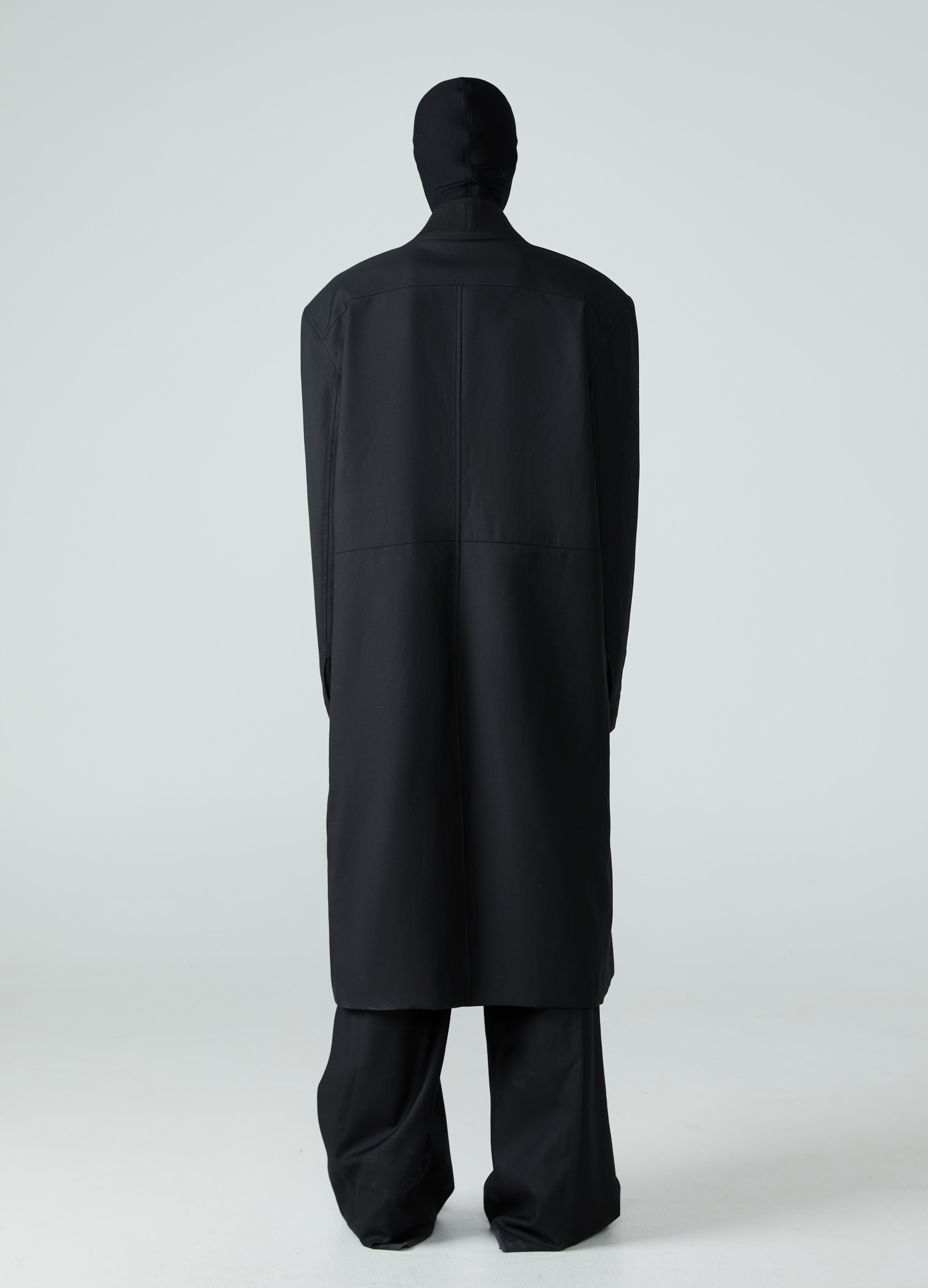 23FW V-Collar Ribbed Windbreaker Coat