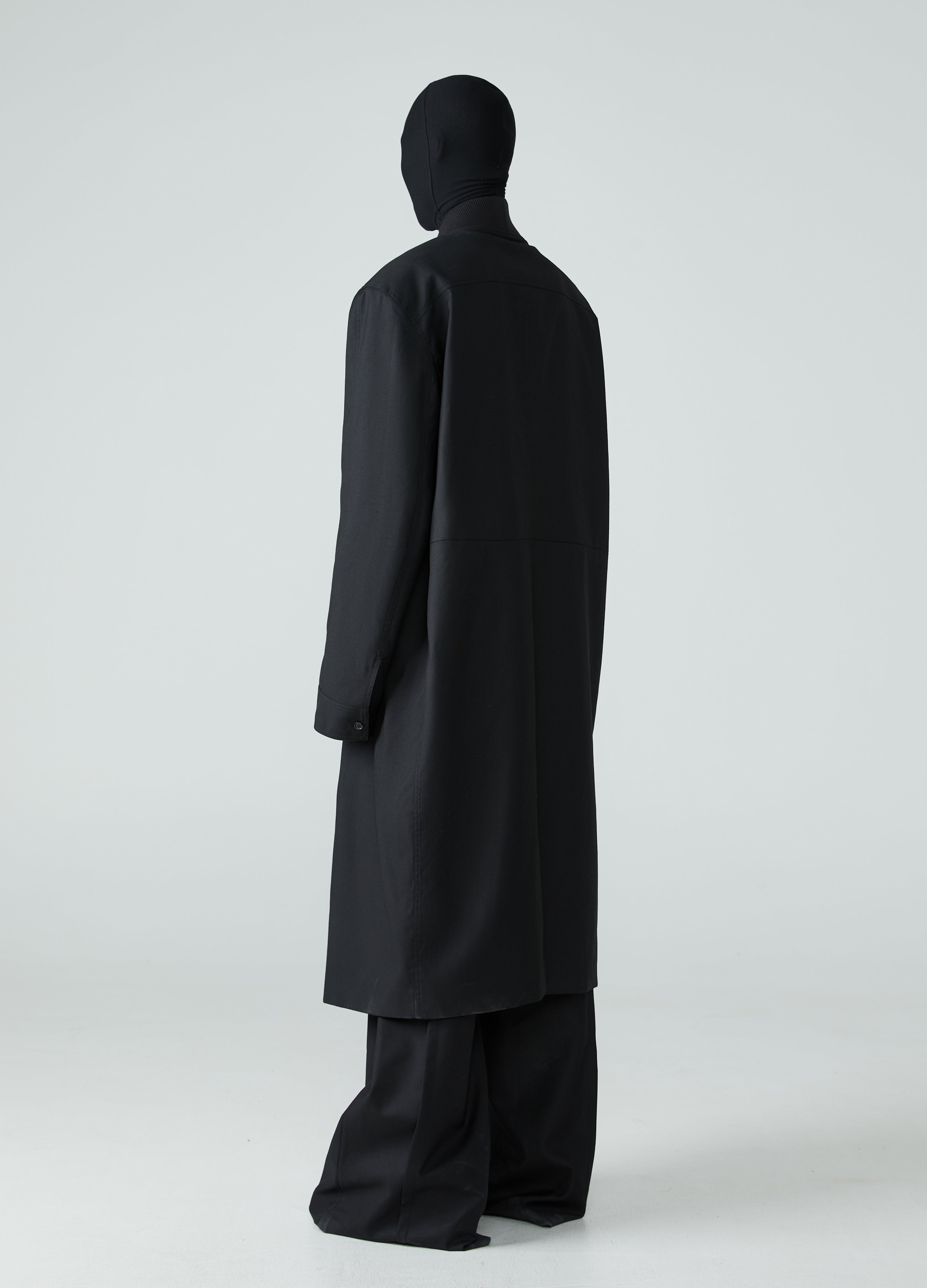 23FW V-Collar Ribbed Windbreaker Coat