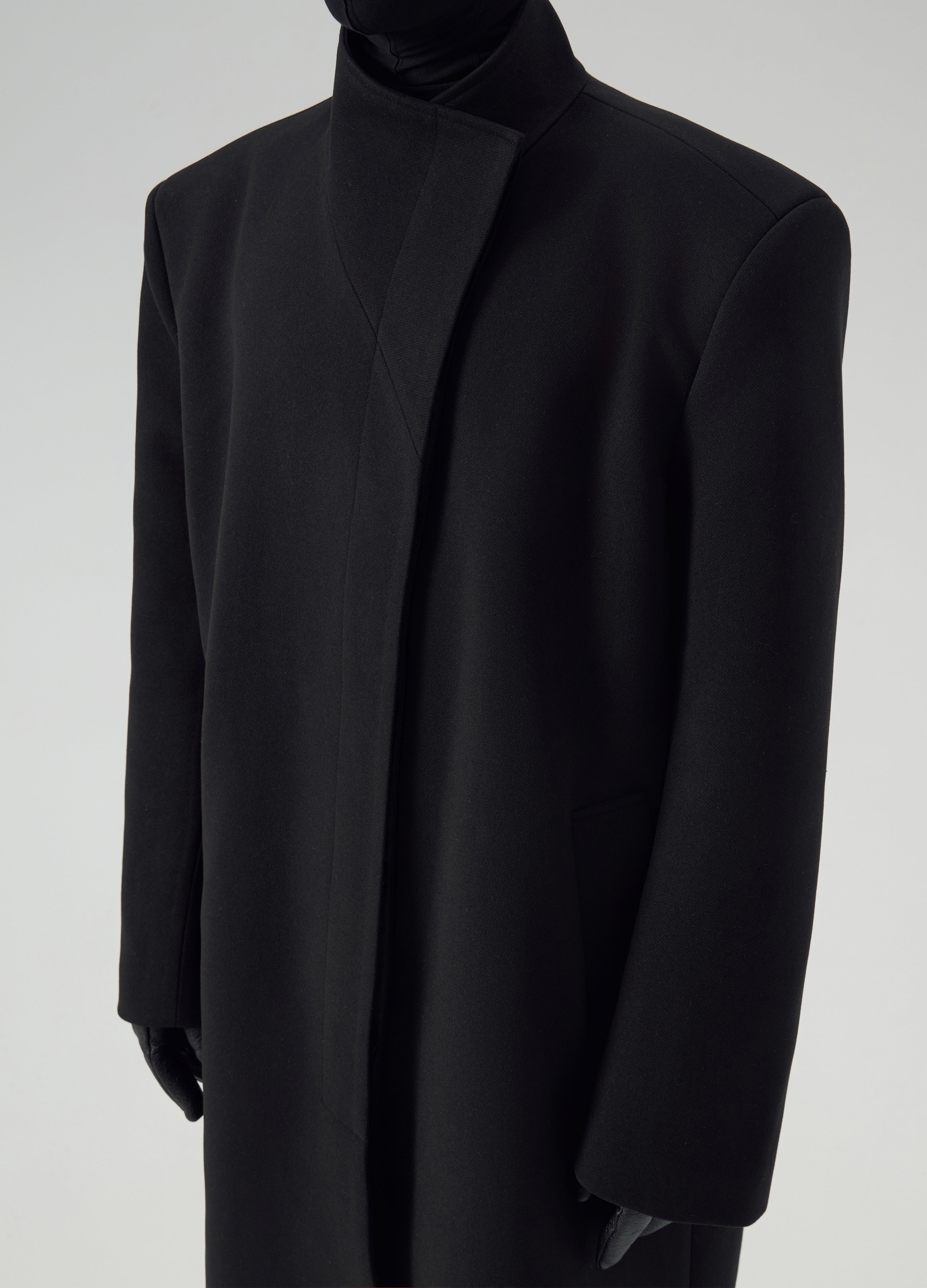 24FW CLASSIC STAND COLLAR LONG COAT