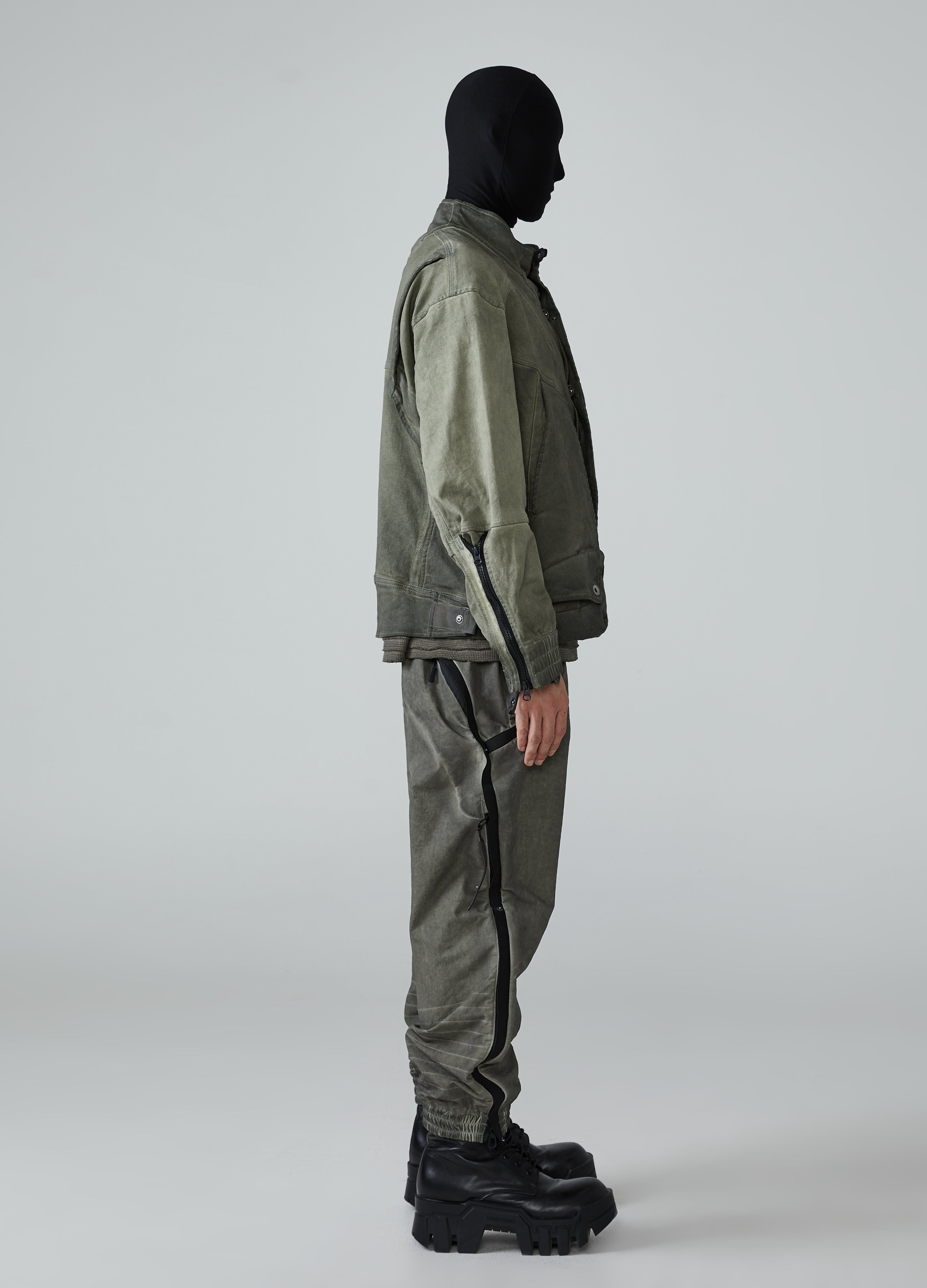 Wasteland Washed Distressed Denim Work Jacket