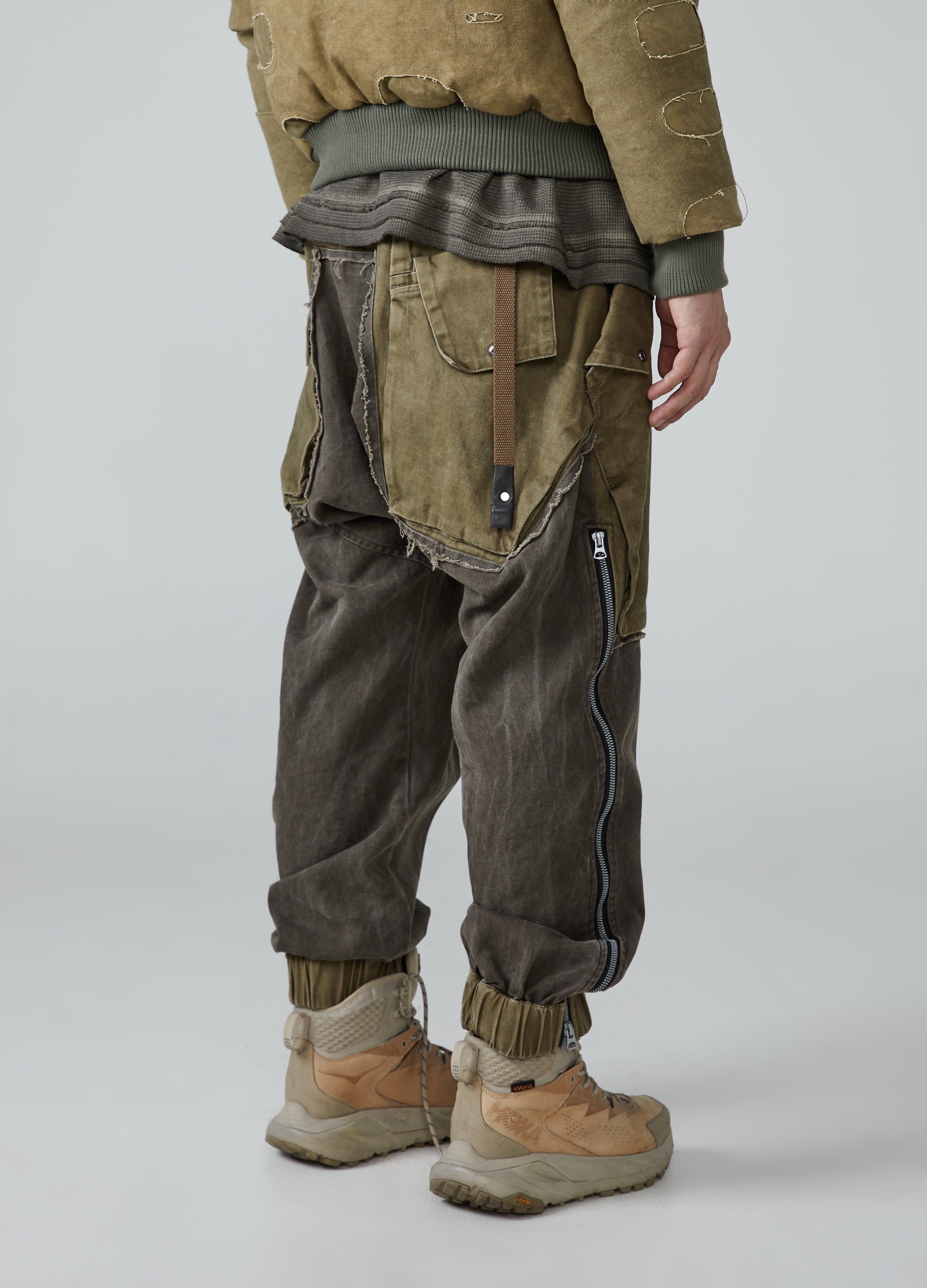 Wasteland Patchwork Work Jeans