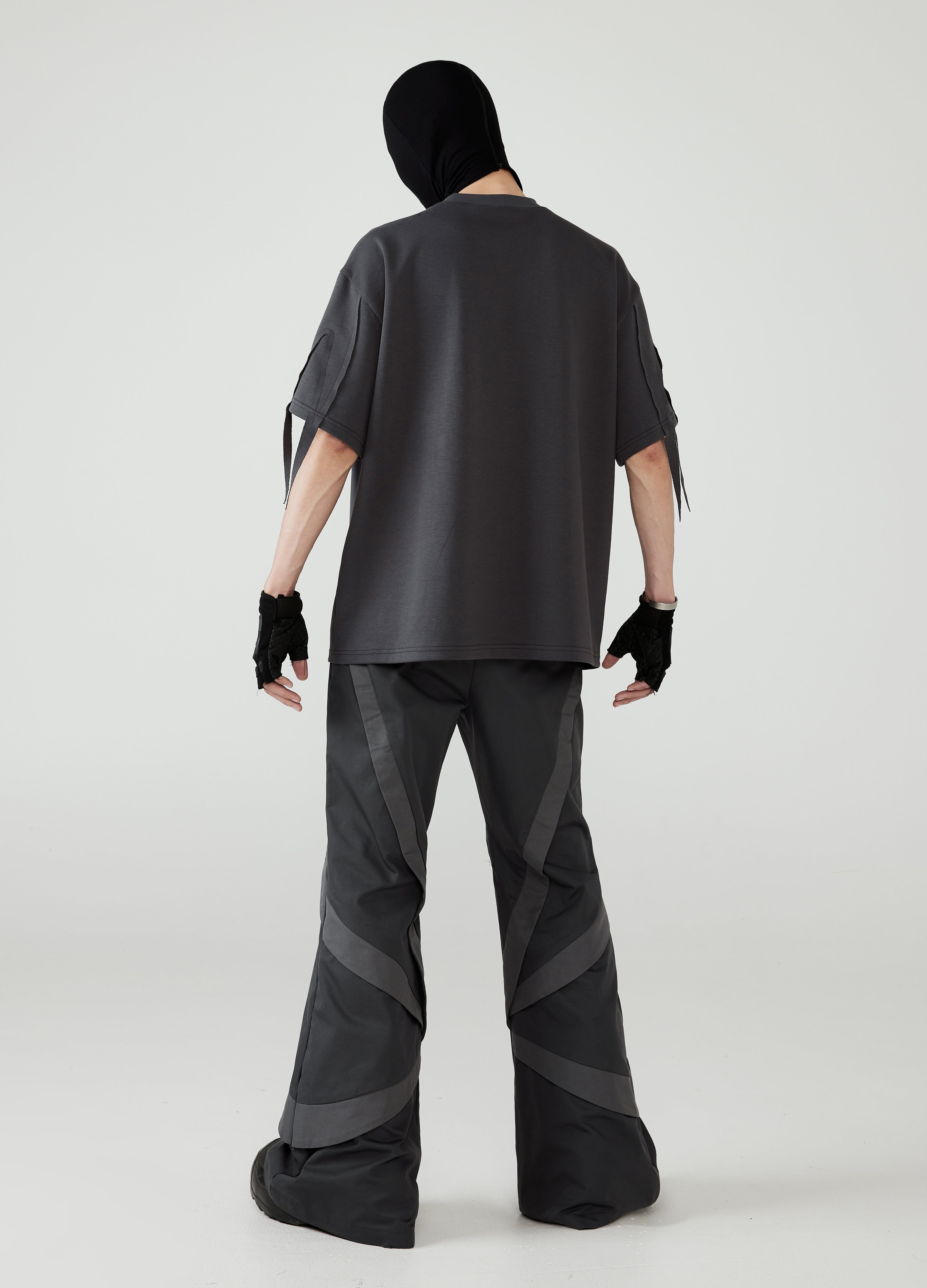 24SS Deconstructed Ribbon Fringe Tee