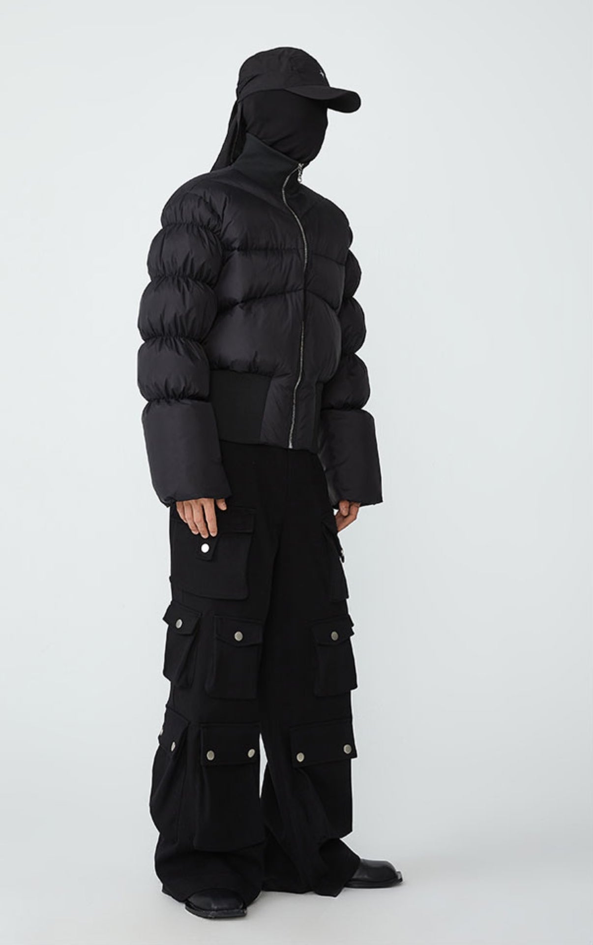 22FW Nocturnal Eclipse Crop Puffer
