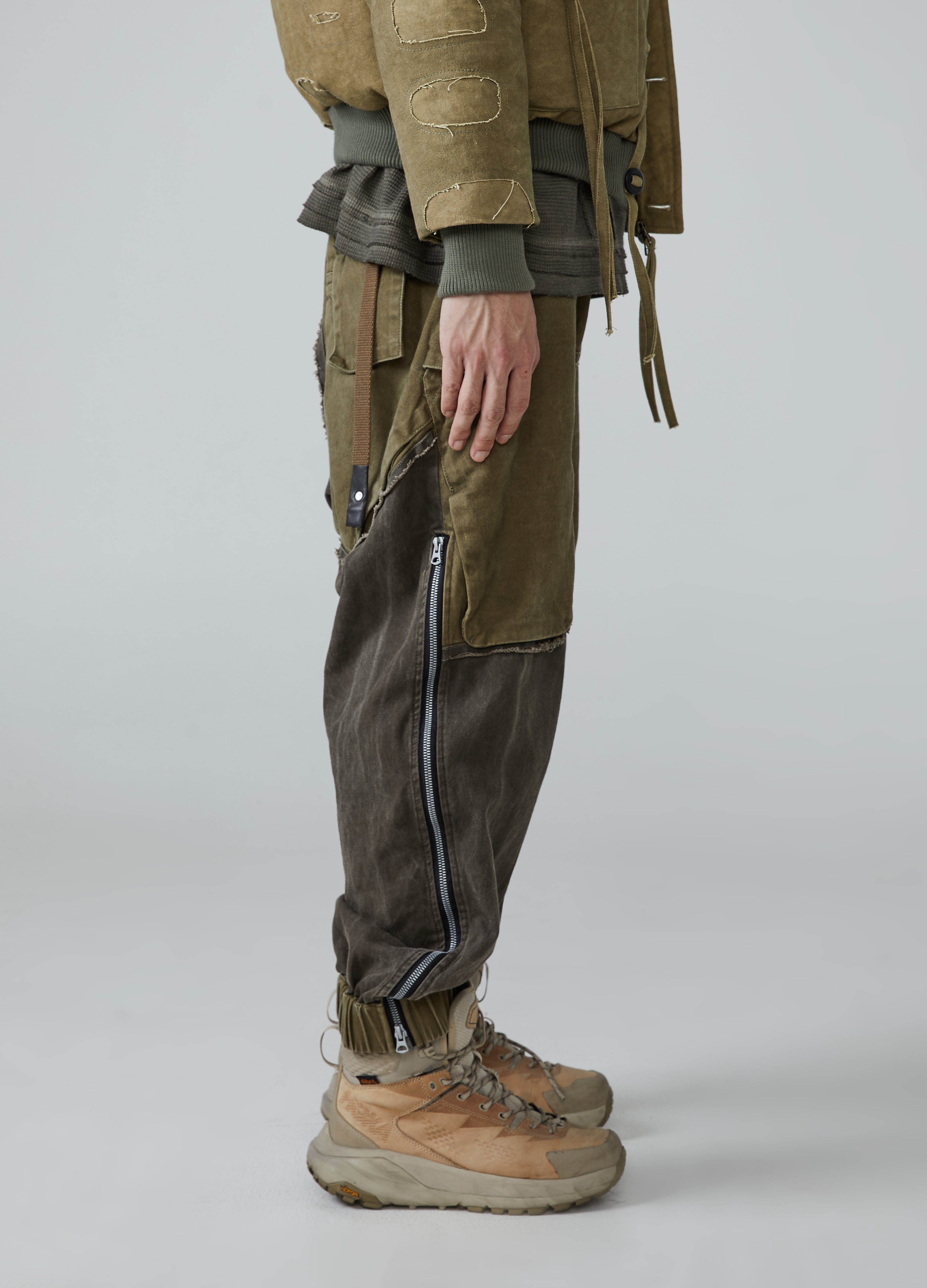 Wasteland Patchwork Work Jeans