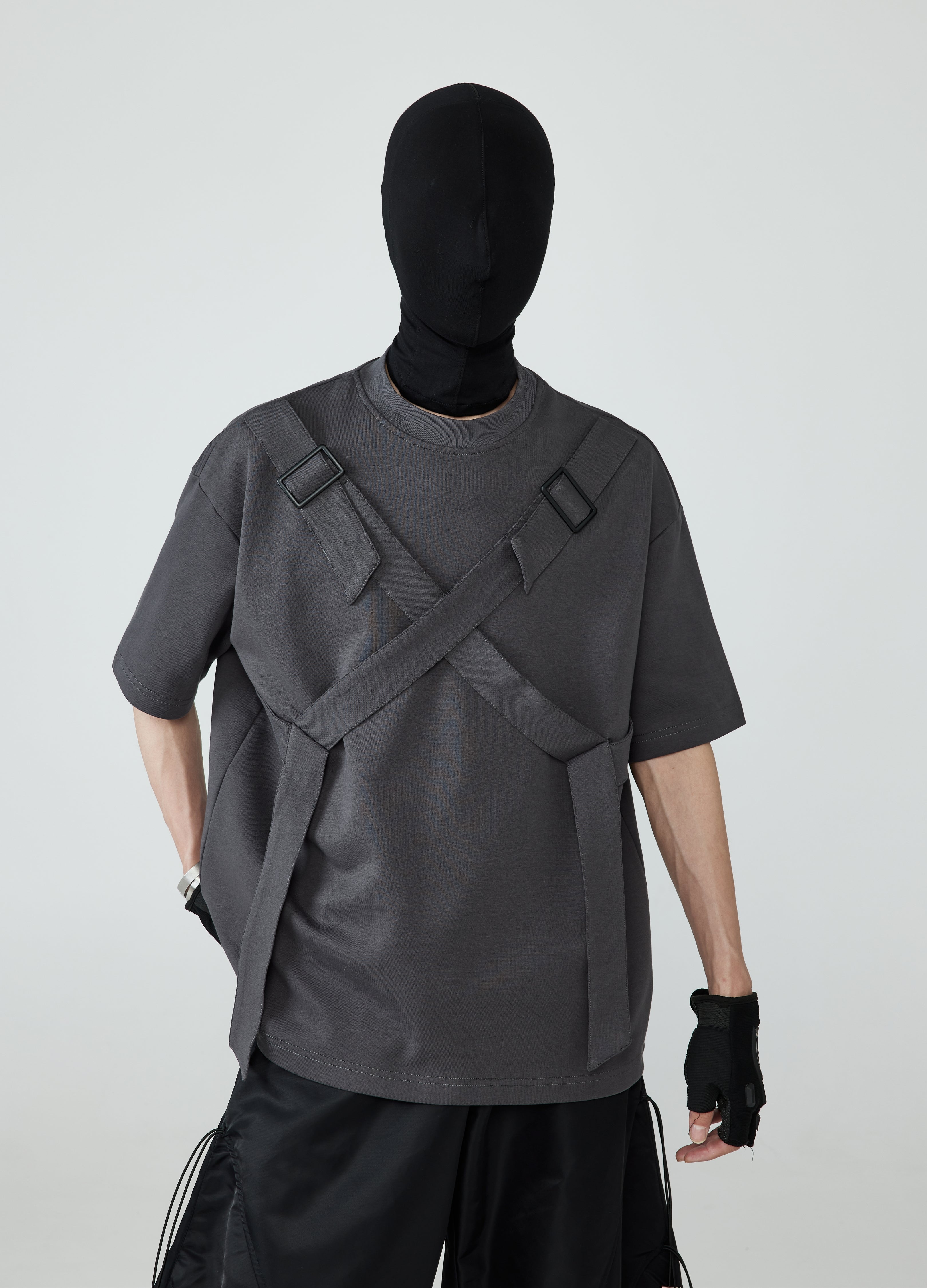 24SS Vonguard Strapped Tee