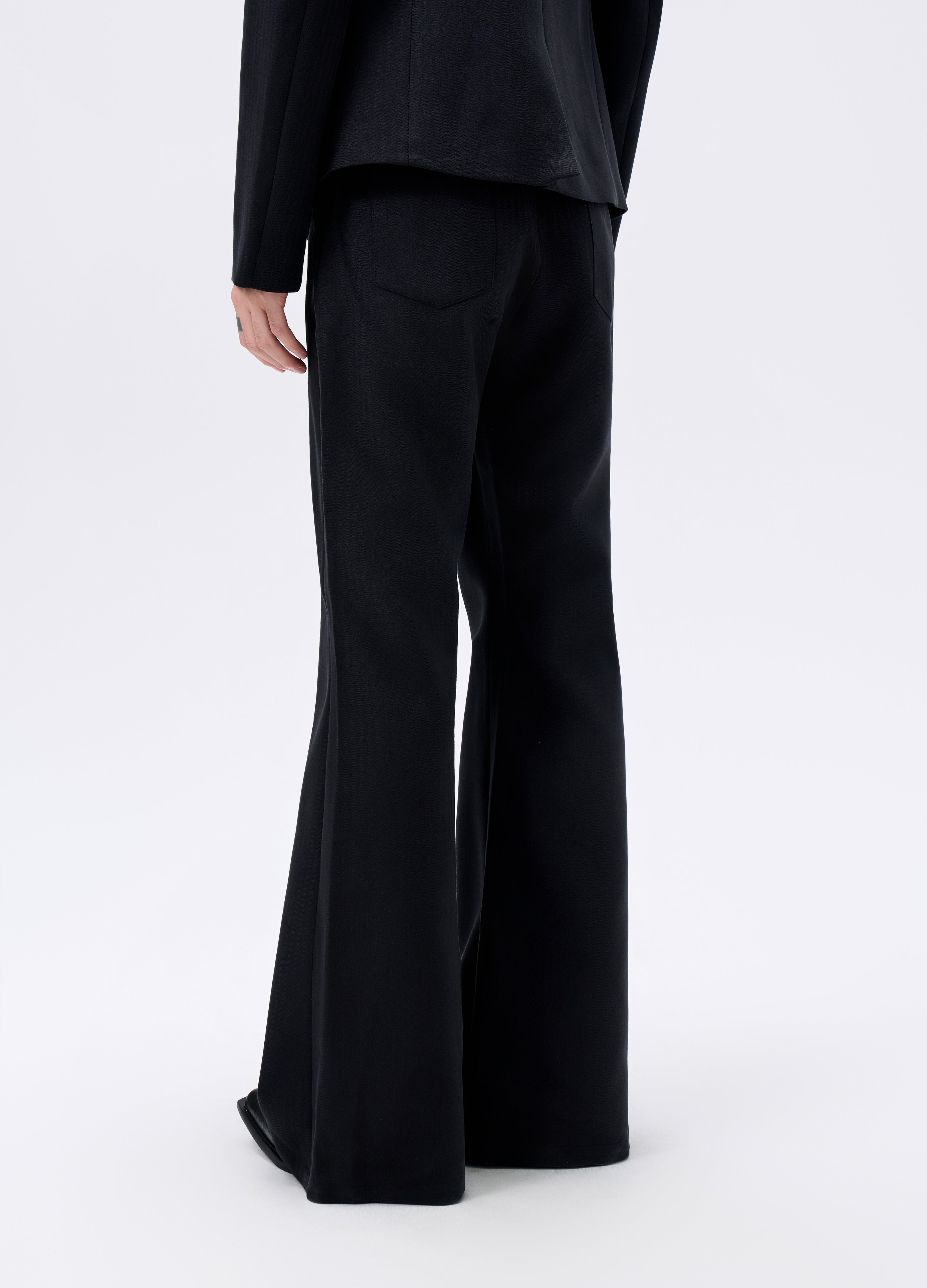 25FW HERRINGBONE FLARE TROUSERS