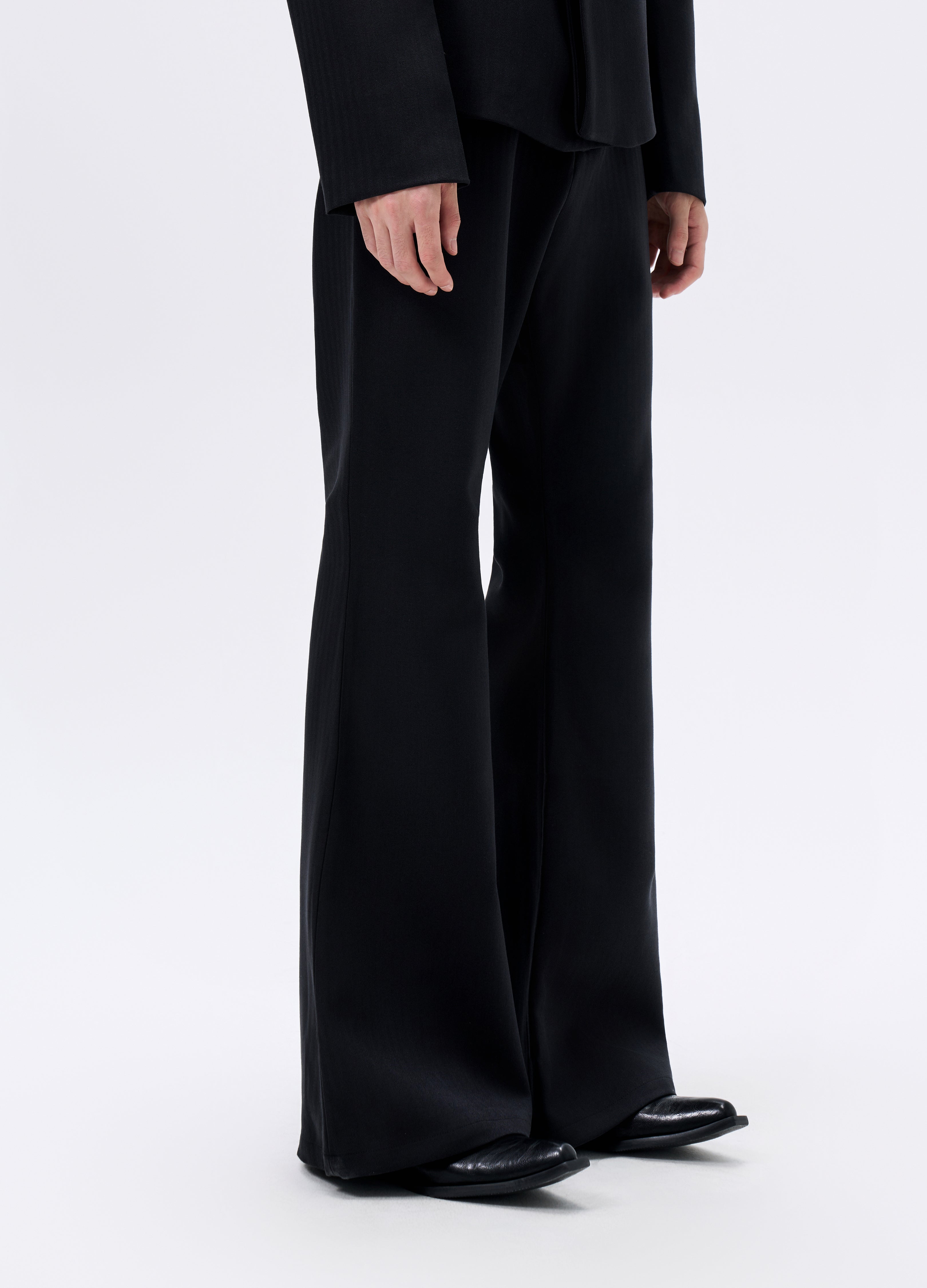 25FW HERRINGBONE FLARE TROUSERS