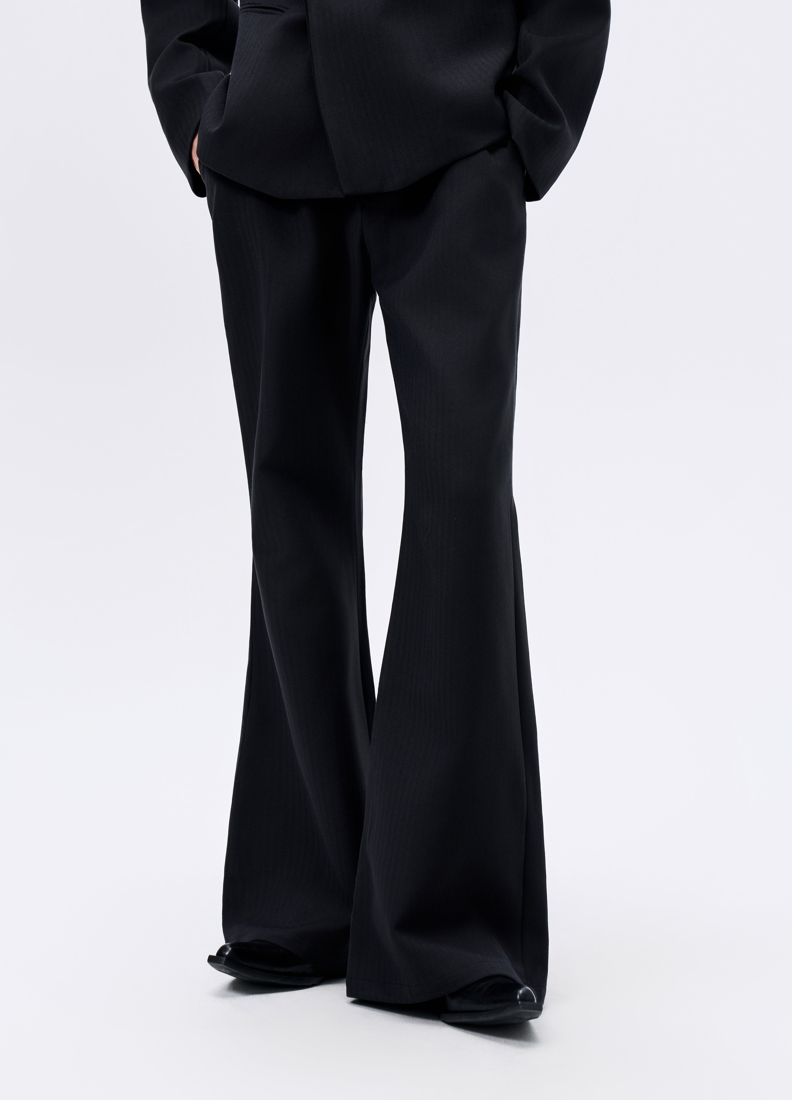 25FW HERRINGBONE FLARE TROUSERS