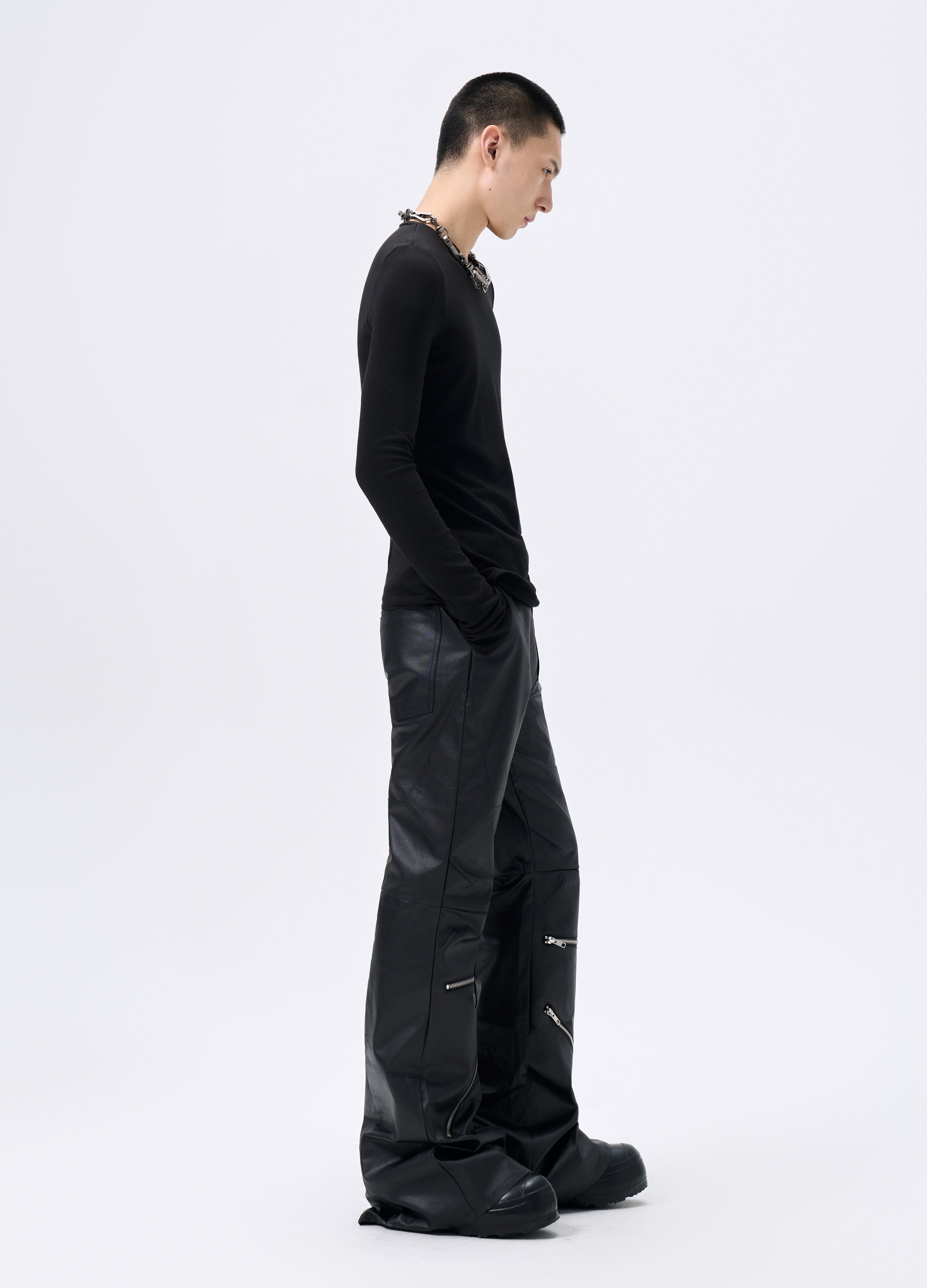 25FW ASYMMETRIC CUT BASE TEE