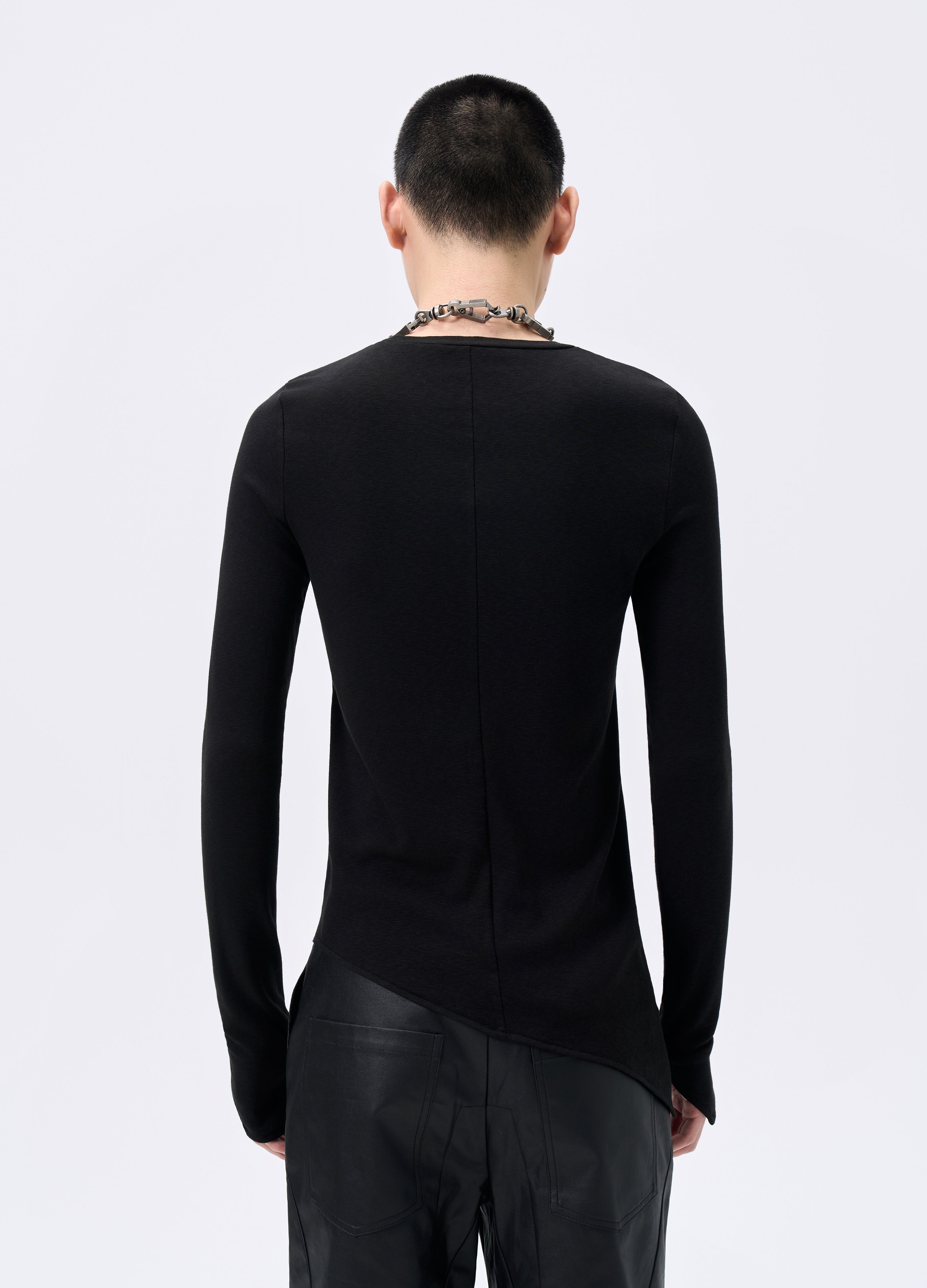 25FW ASYMMETRIC CUT BASE TEE