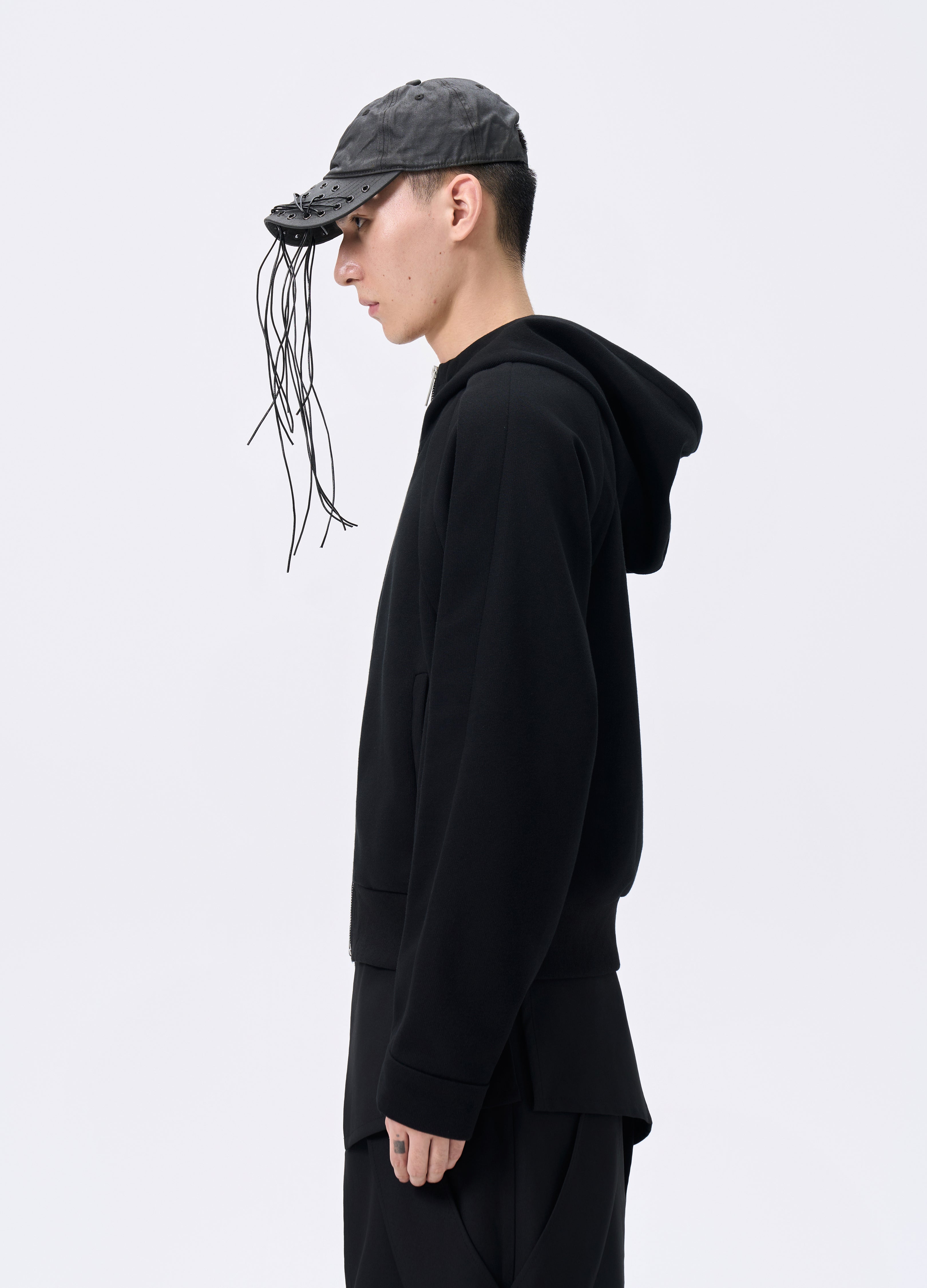 25FW ZIP LAYERED HOODED JACKET