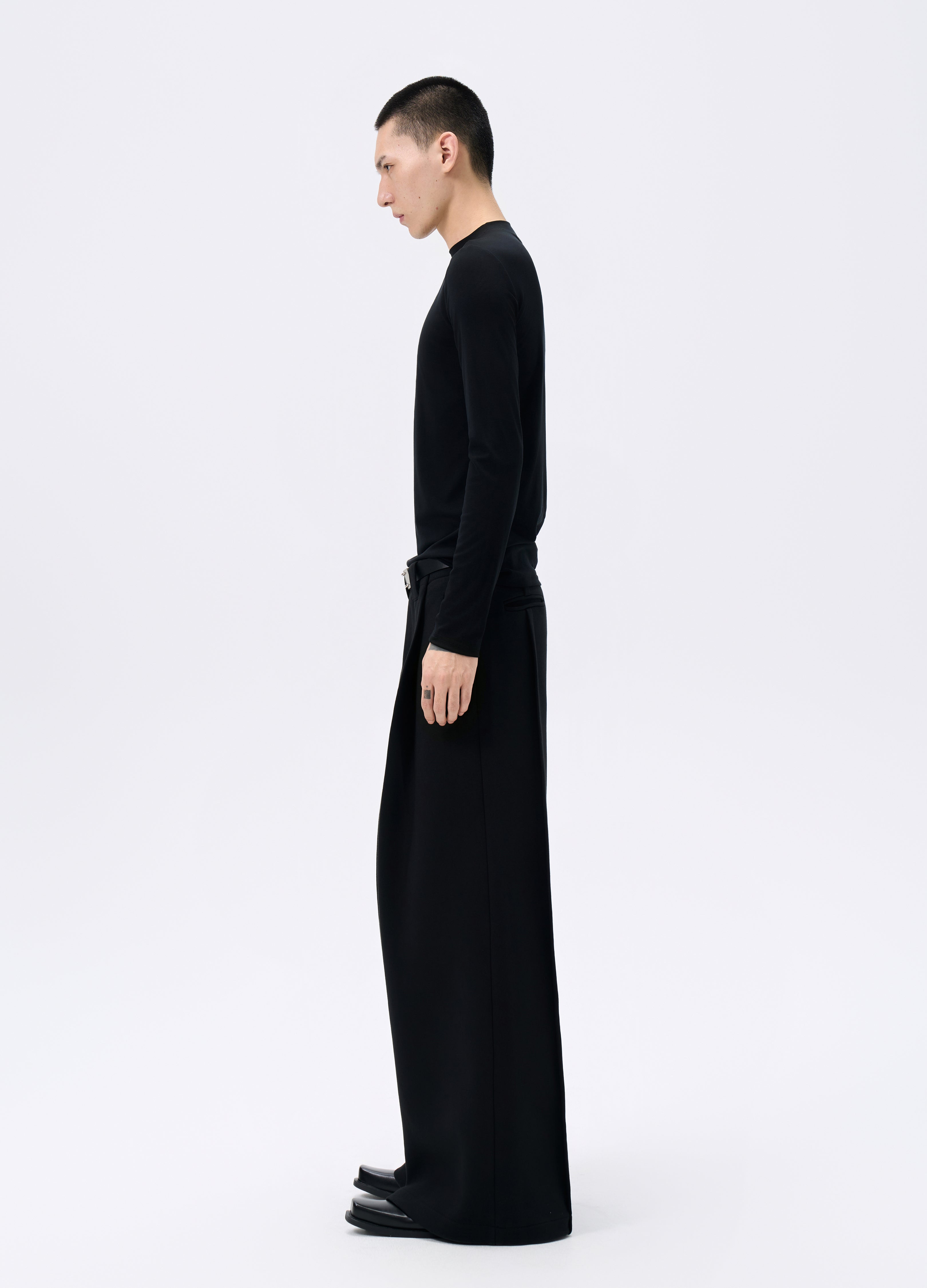 25FW BLACK WOOL BASE LAYER