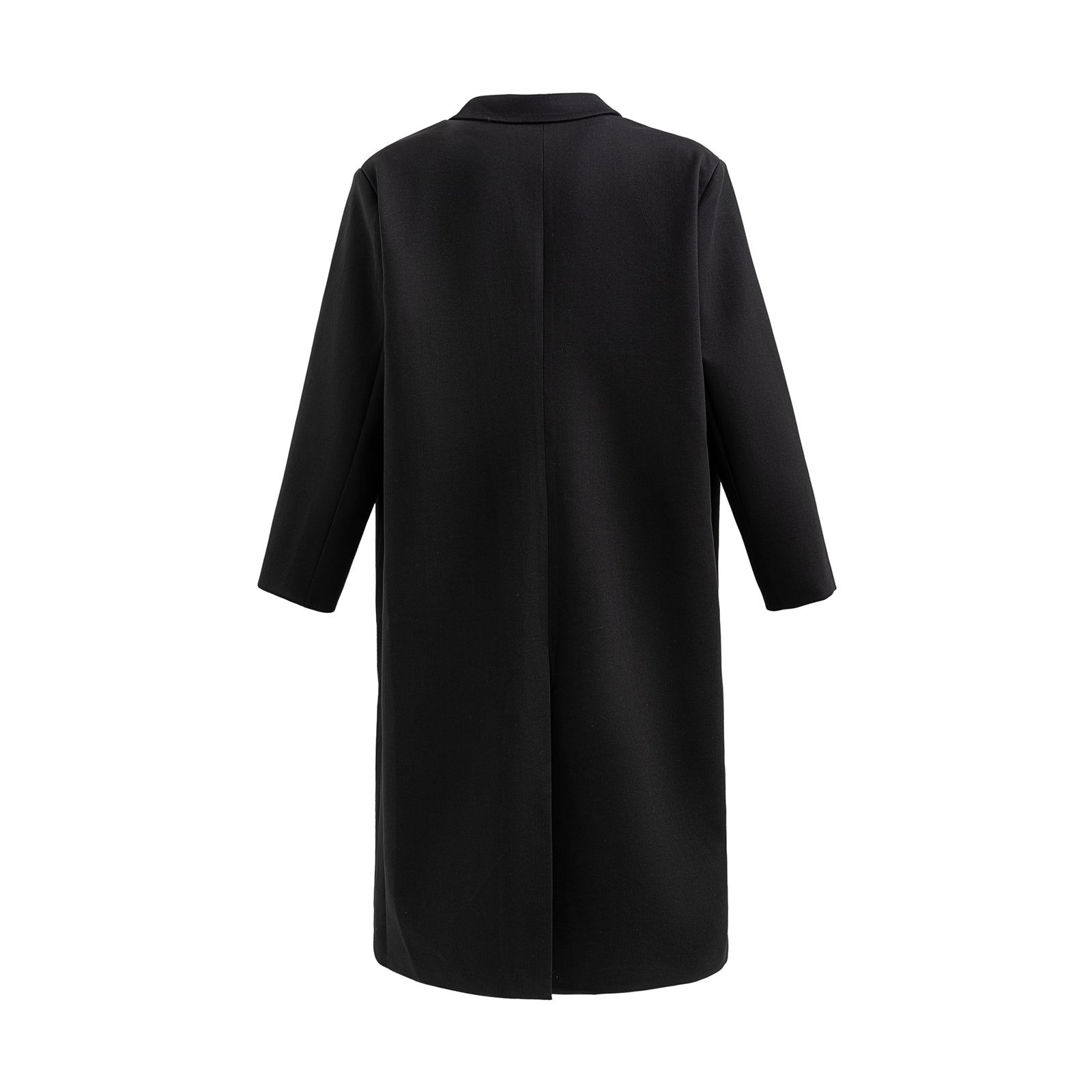 23FW Unbuttoned Woolen Coat