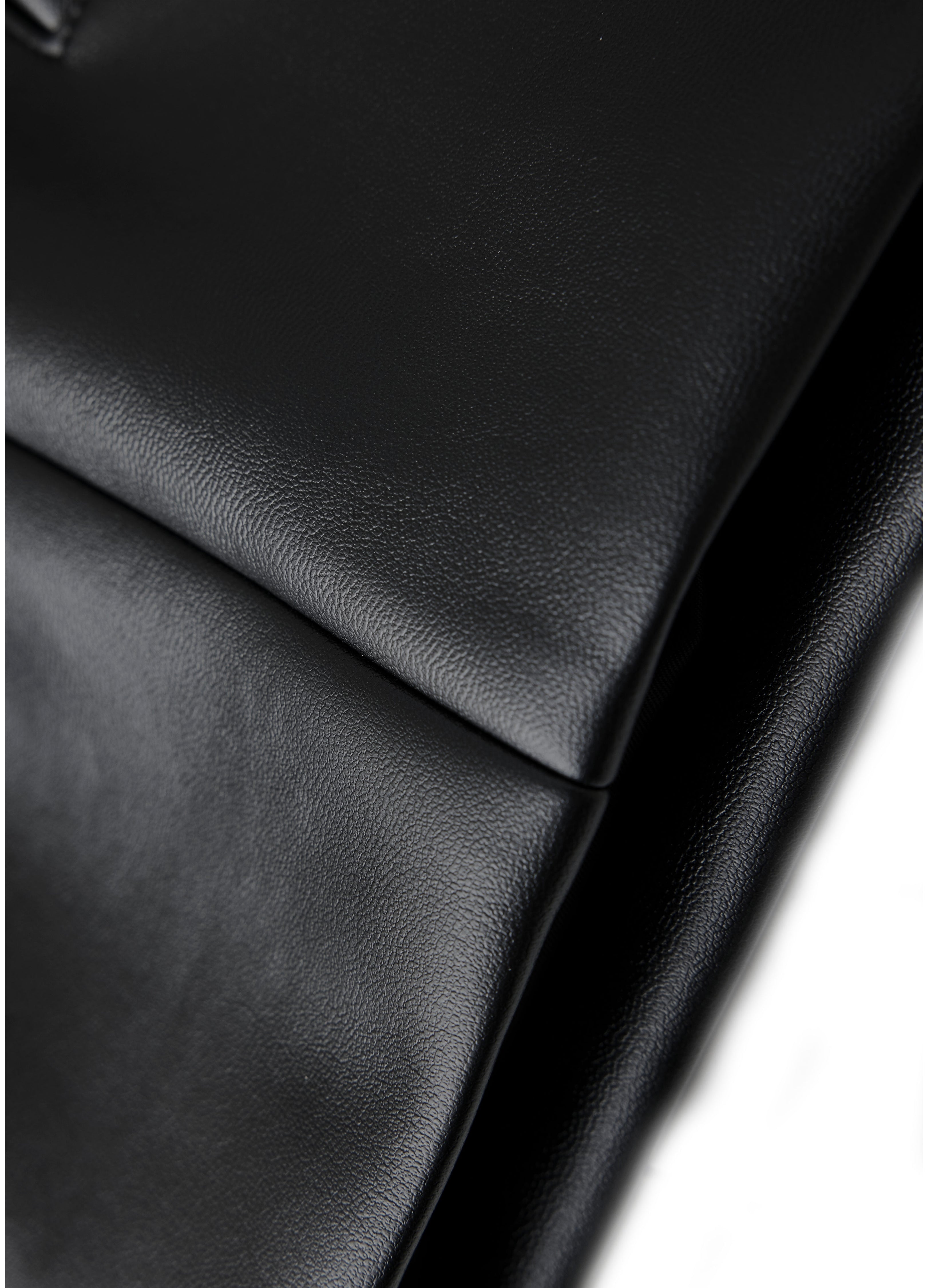 25FW SHOULDERED LEATHER BIKER JACKET