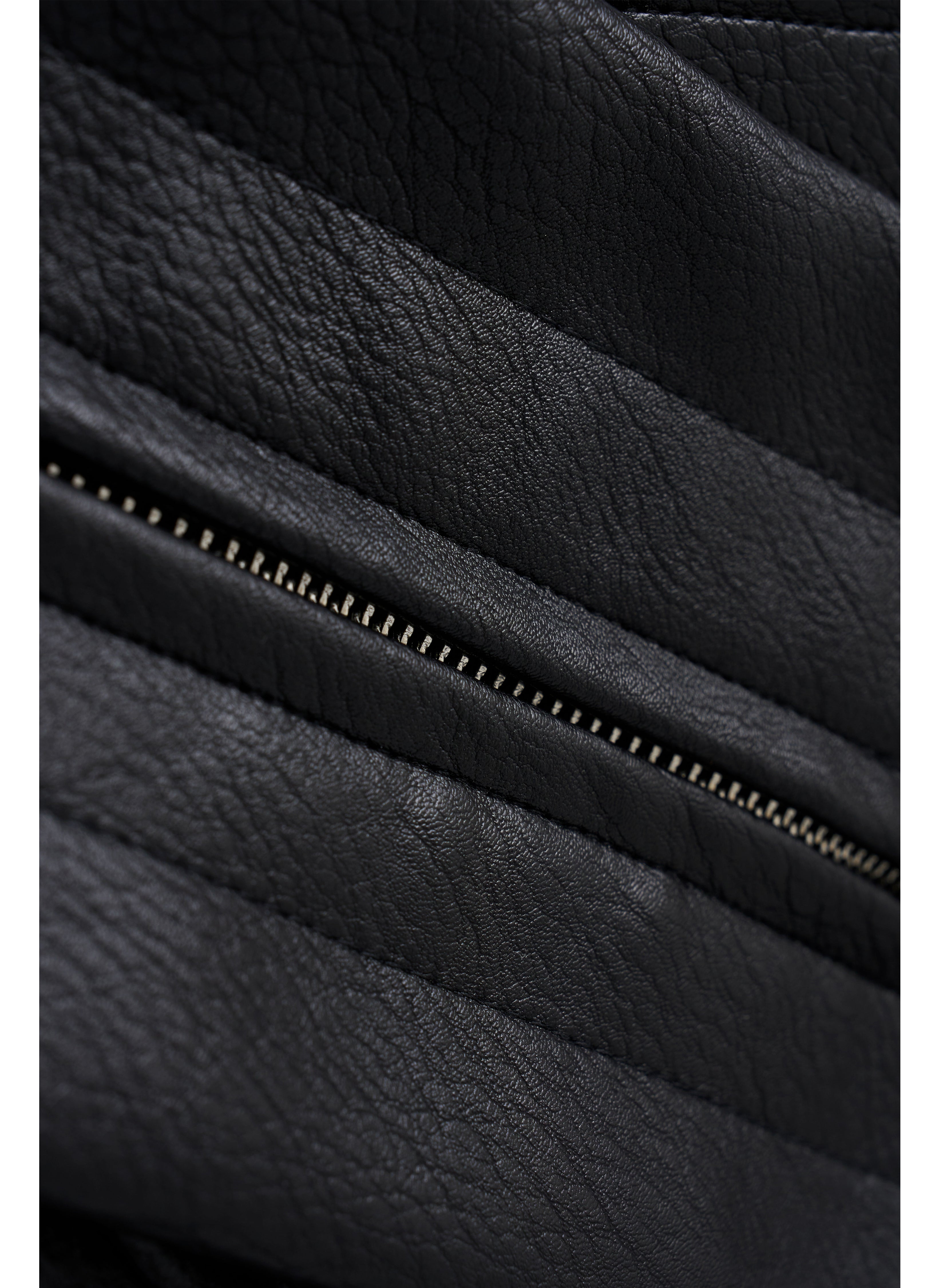 25FW DECONSTRUCT LEATHER BIKER JACKET