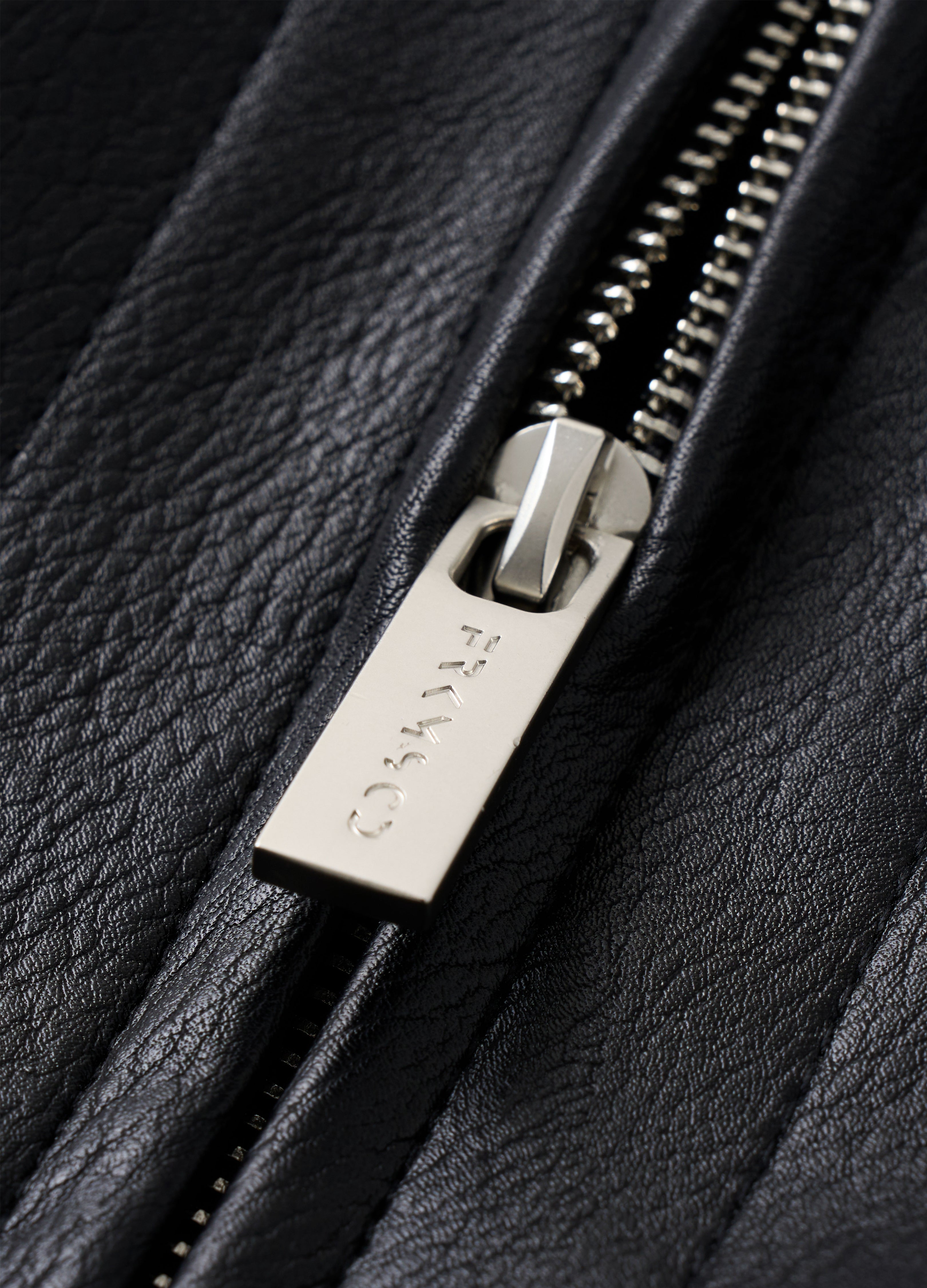 25FW DECONSTRUCT LEATHER BIKER JACKET