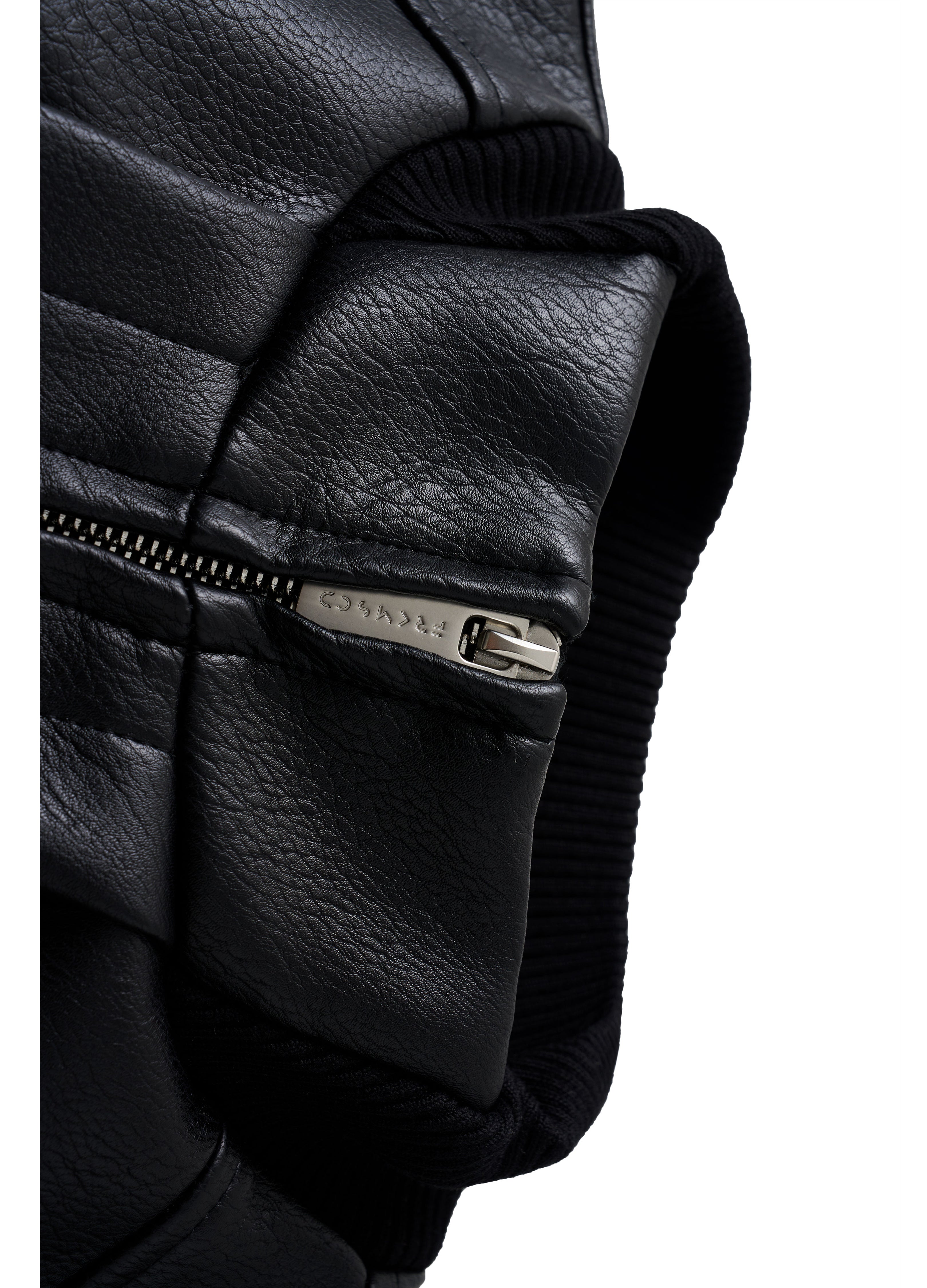 25FW DECONSTRUCT LEATHER BIKER JACKET