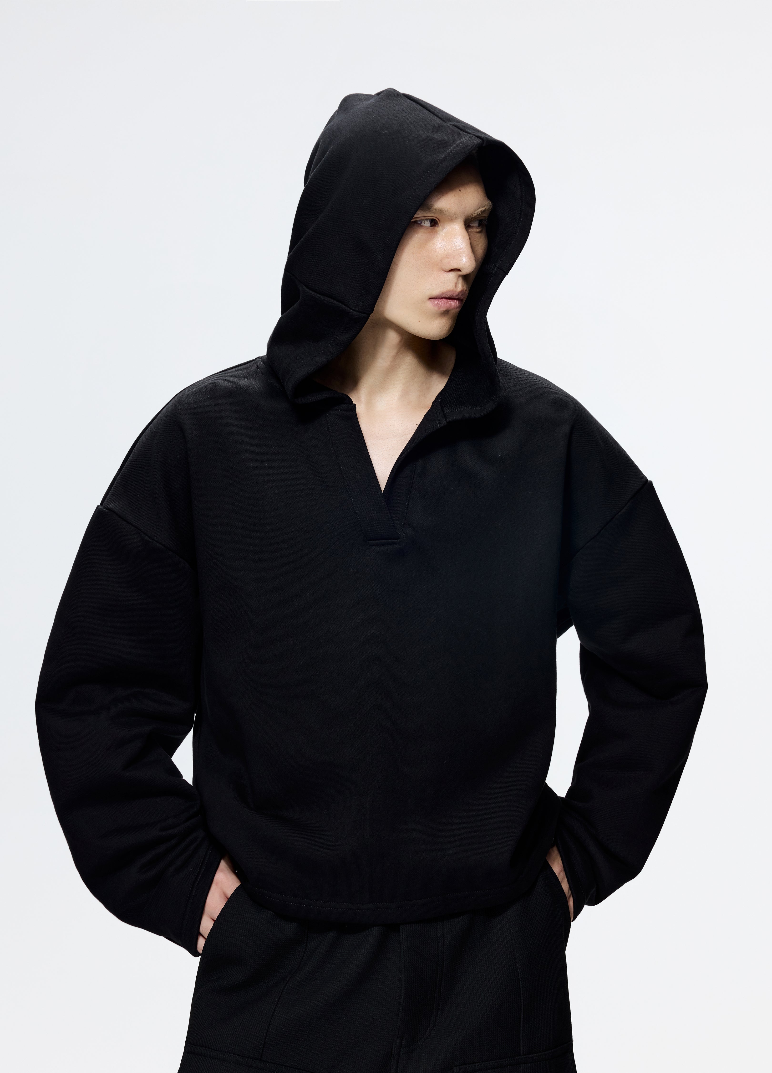 25FW ASSASSIN HOODED CARDIGAN