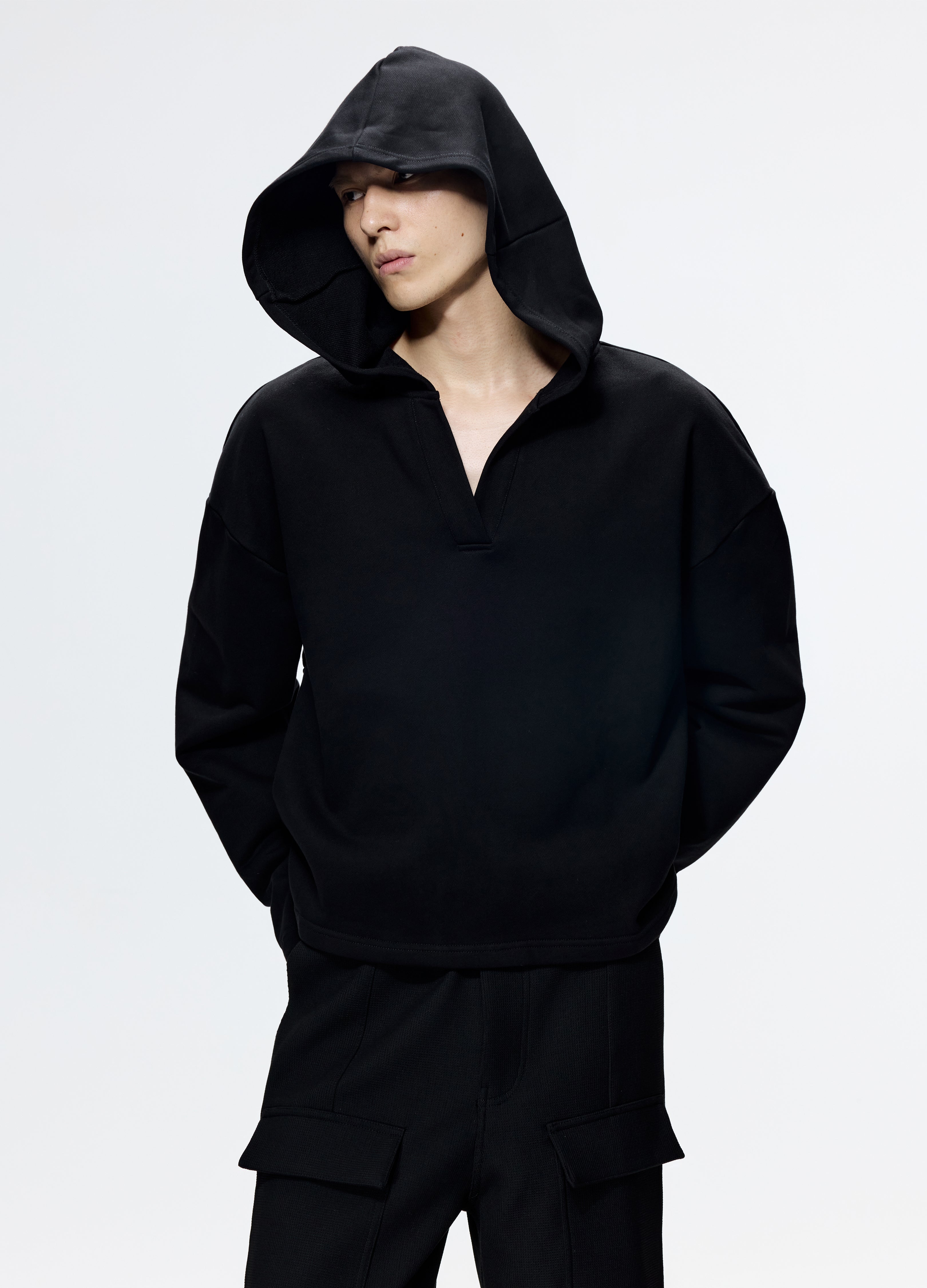 25FW ASSASSIN HOODED CARDIGAN