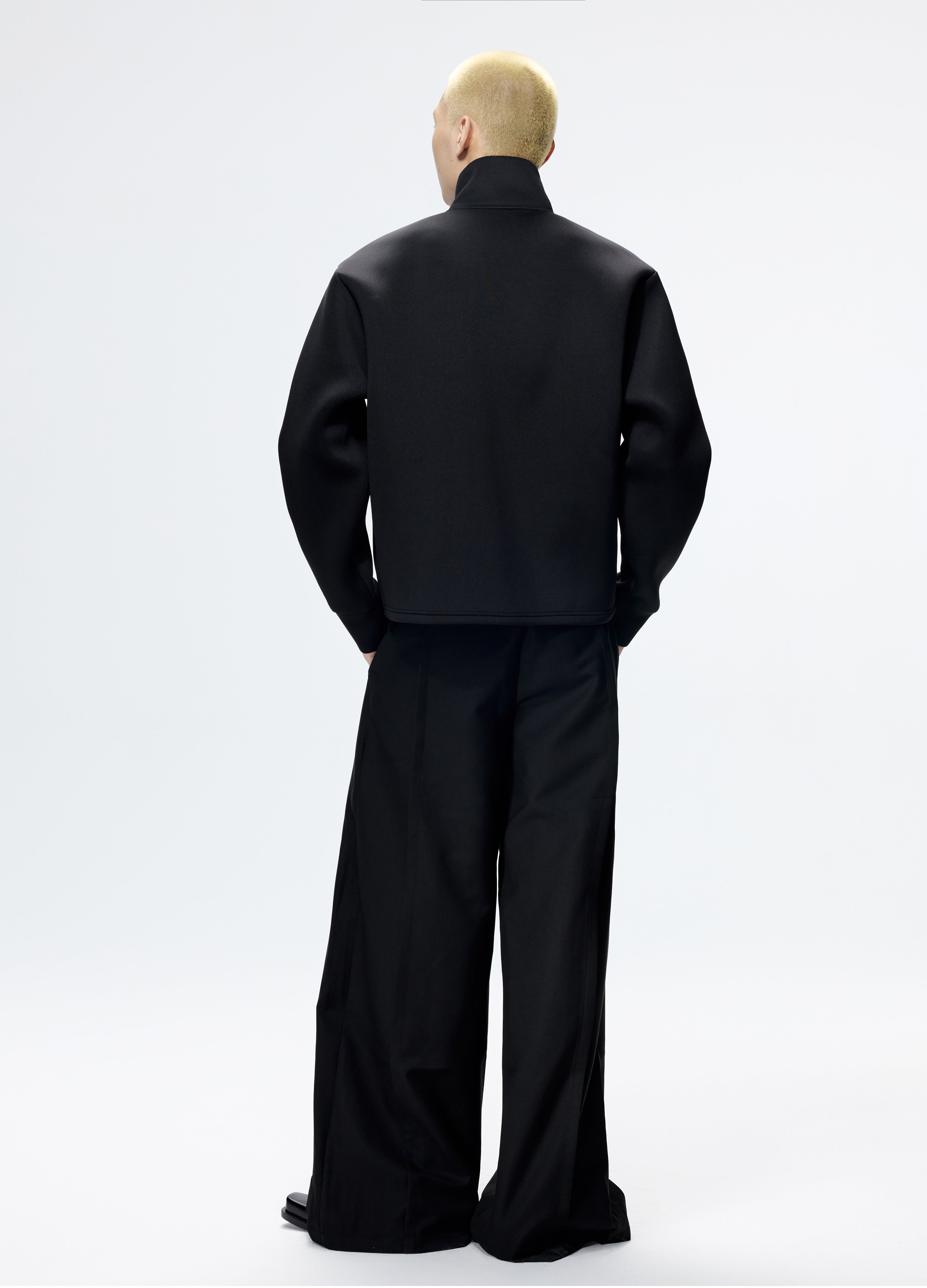 25FW SLANT COLLAR POLO SWEATSHIRT