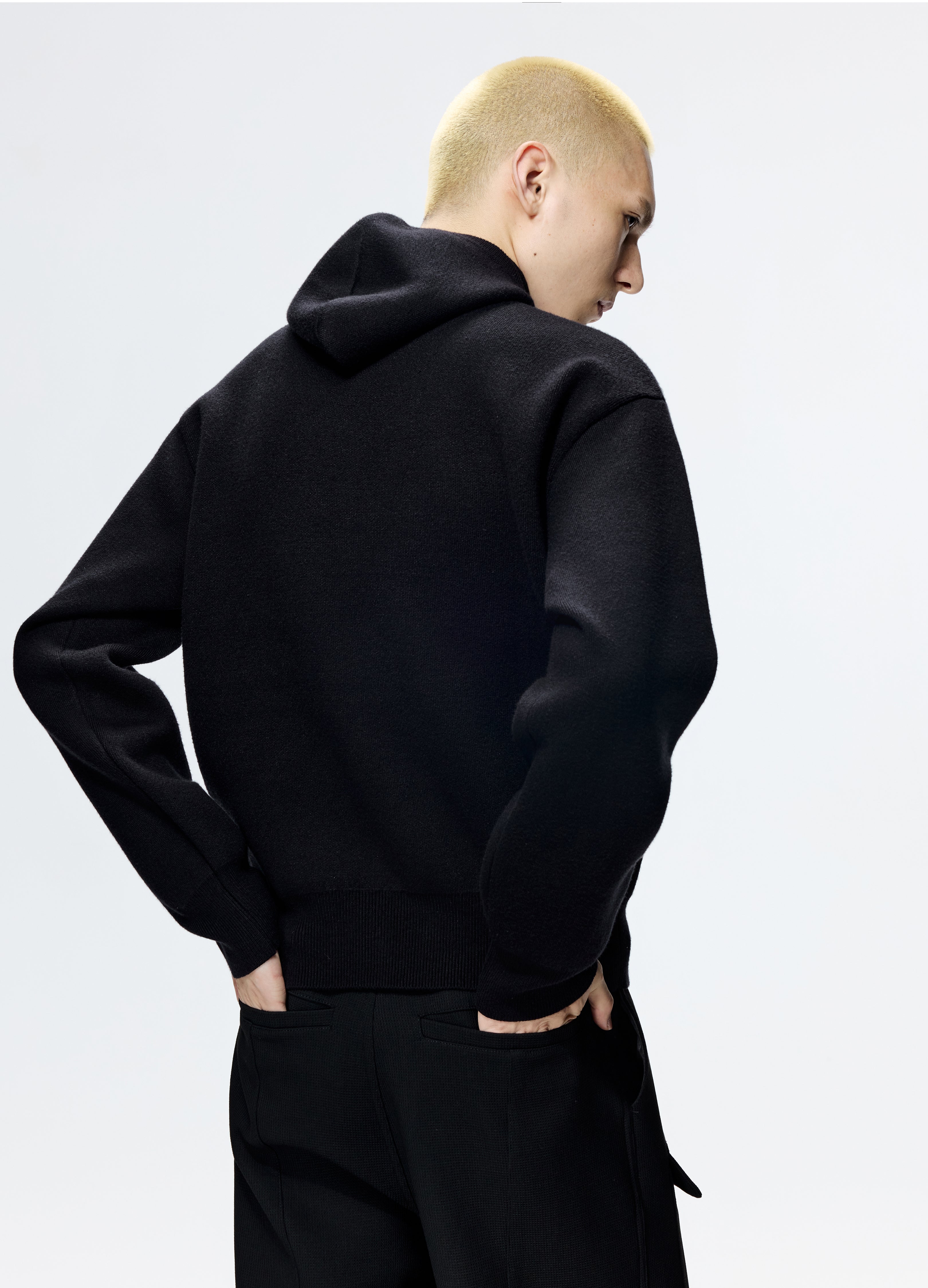 25FW CROPPED HEAVY KNIT SWEATER