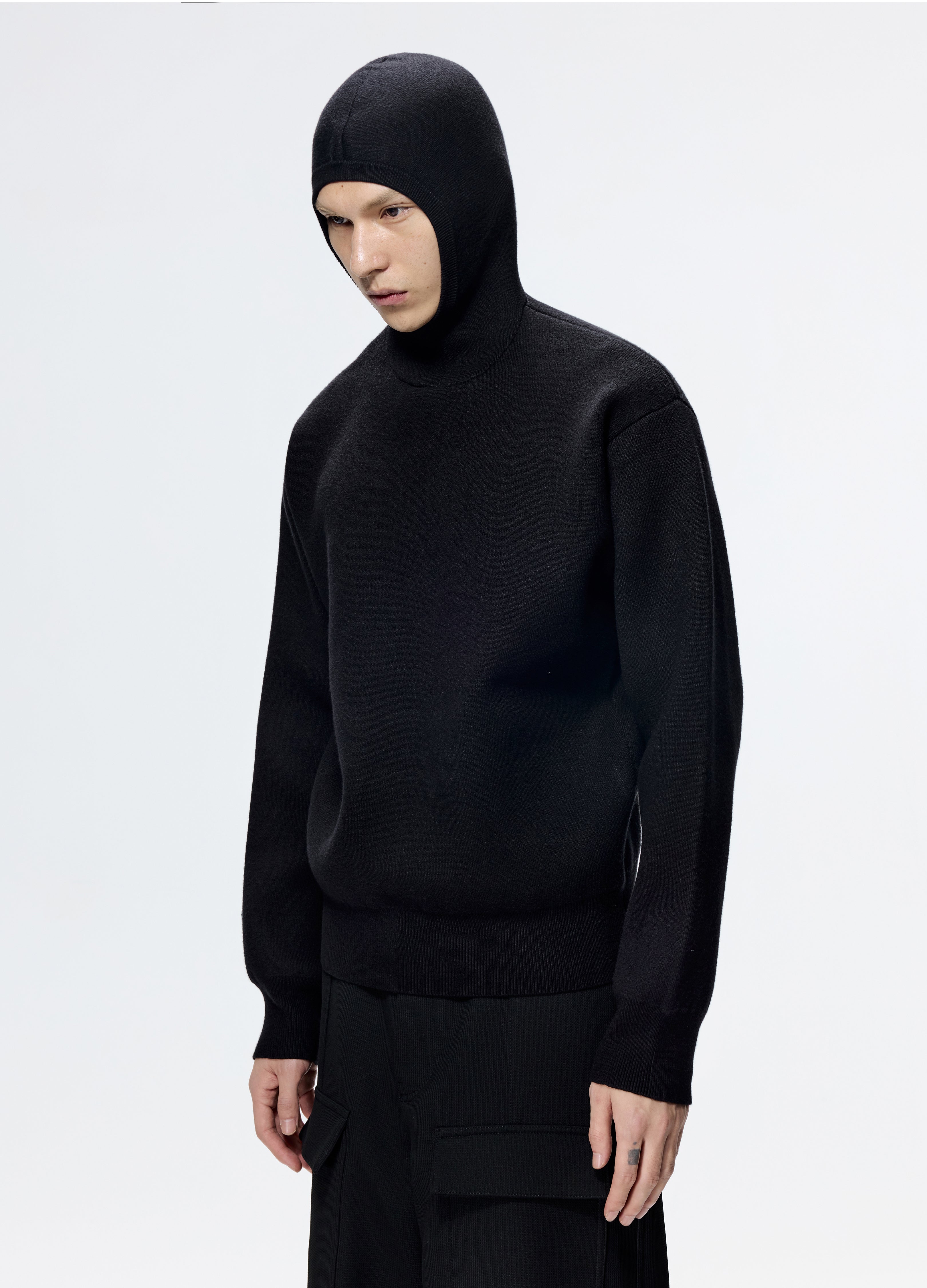 25FW CROPPED HEAVY KNIT SWEATER