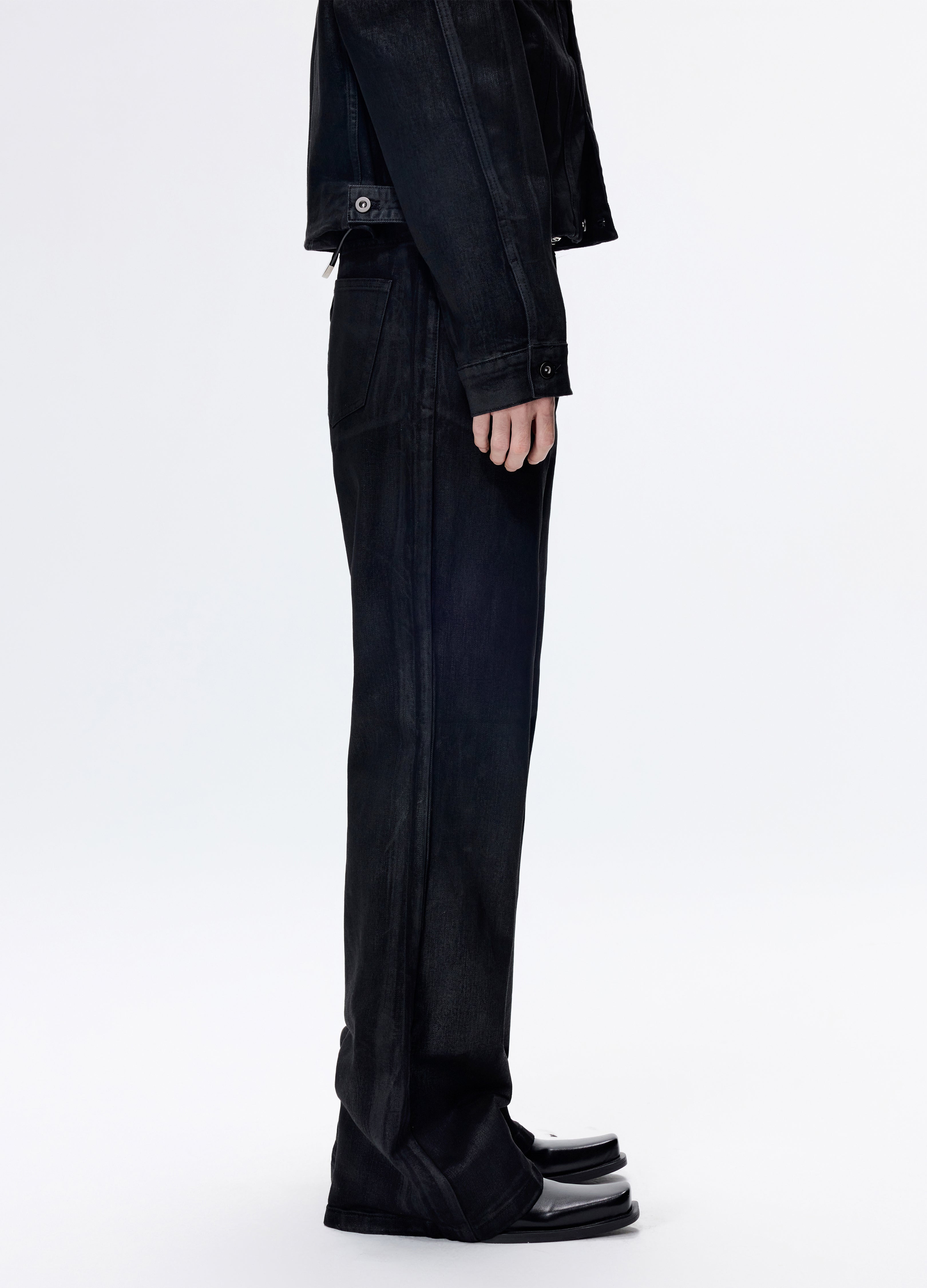 25FW HAND-WAXED STRAIGHT DENIM