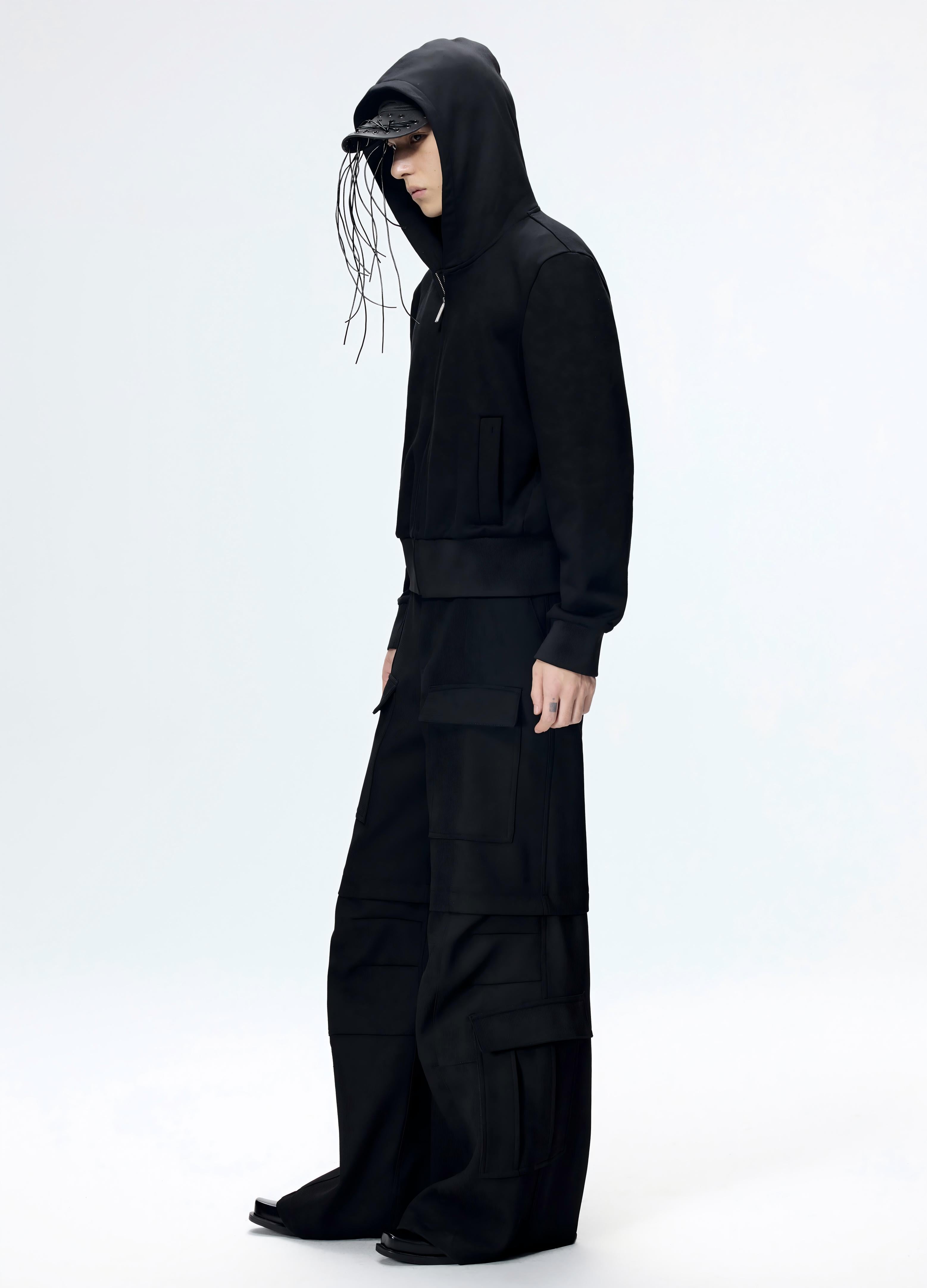 25FW TEXTURED WIDE CARGO PANTS