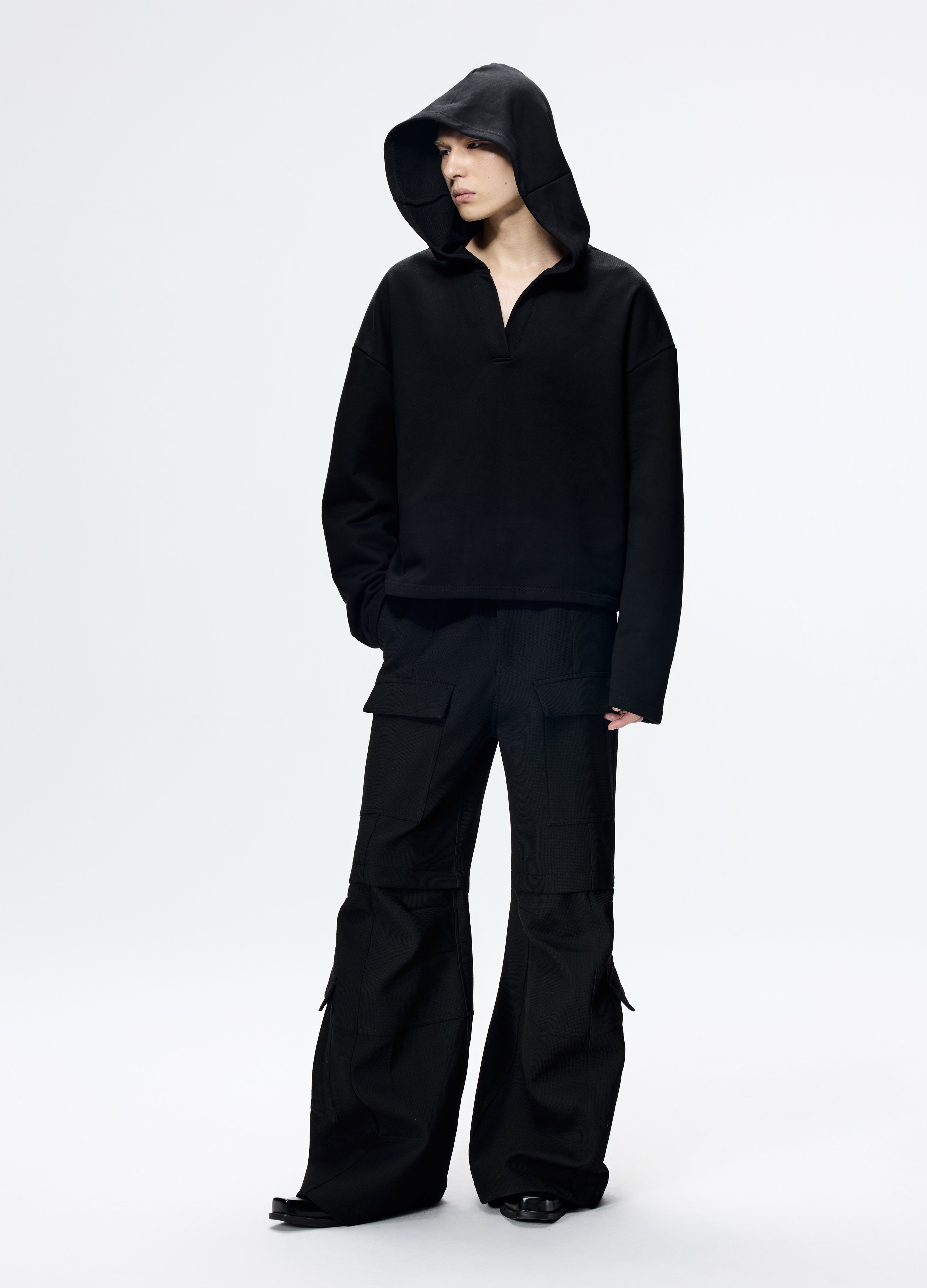 25FW ASSASSIN HOODED CARDIGAN