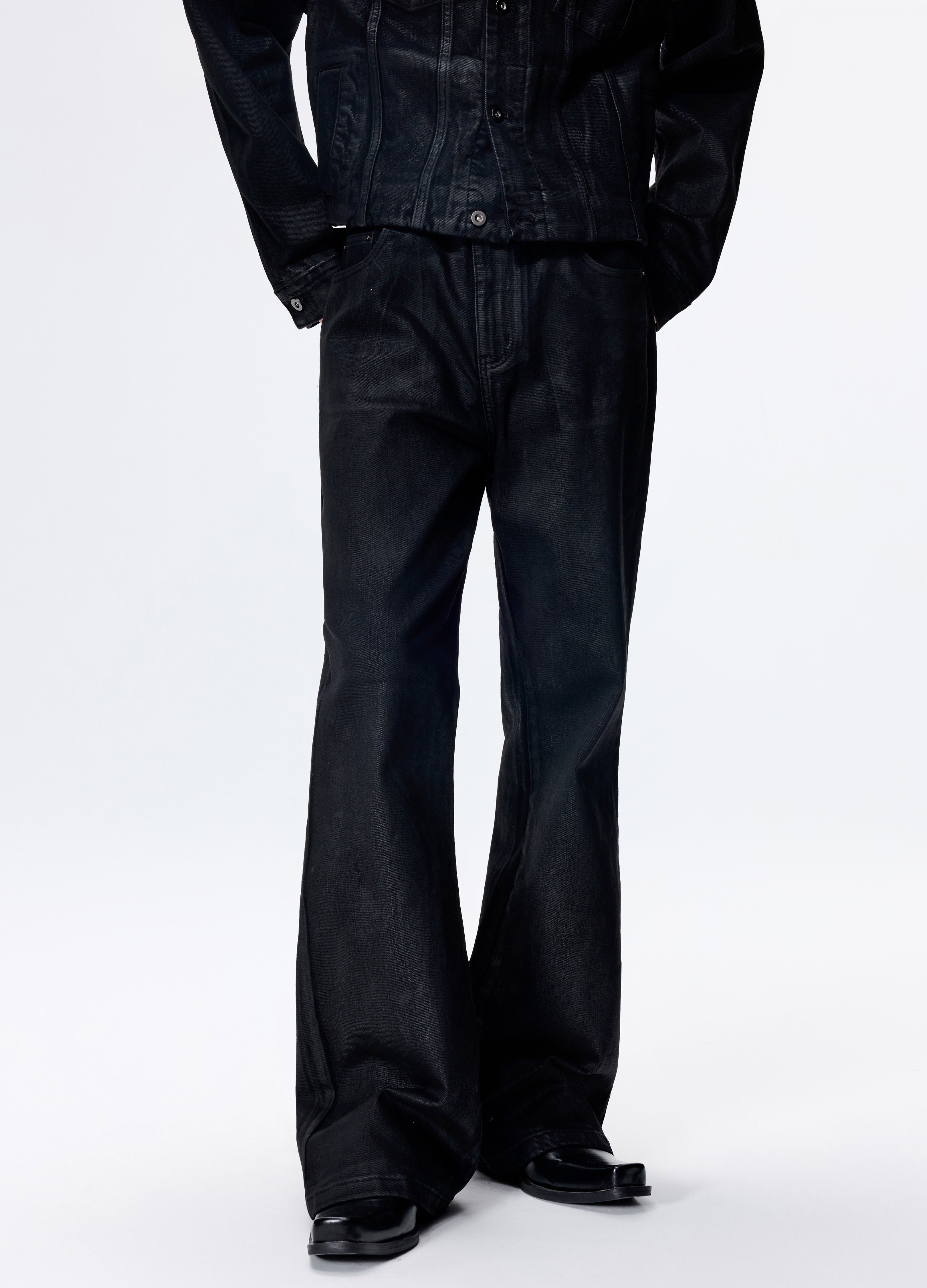 25FW HAND-WAXED STRAIGHT DENIM